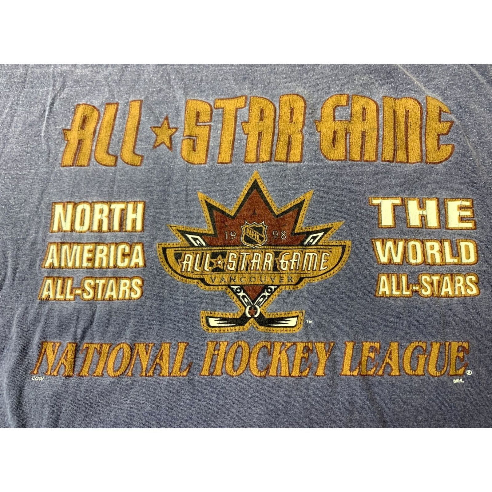 NHL ALL STAR GAME NHL 1998 VINTAGE RARE BAND SHIRT JERSEY TEE WAVES XL BLUE MEN Shirt All Star NHL 1998 Vintage Waves Band Shirt XL Blue Mens Size US XL / EU 56 / 4 - 3 Thumbnail
