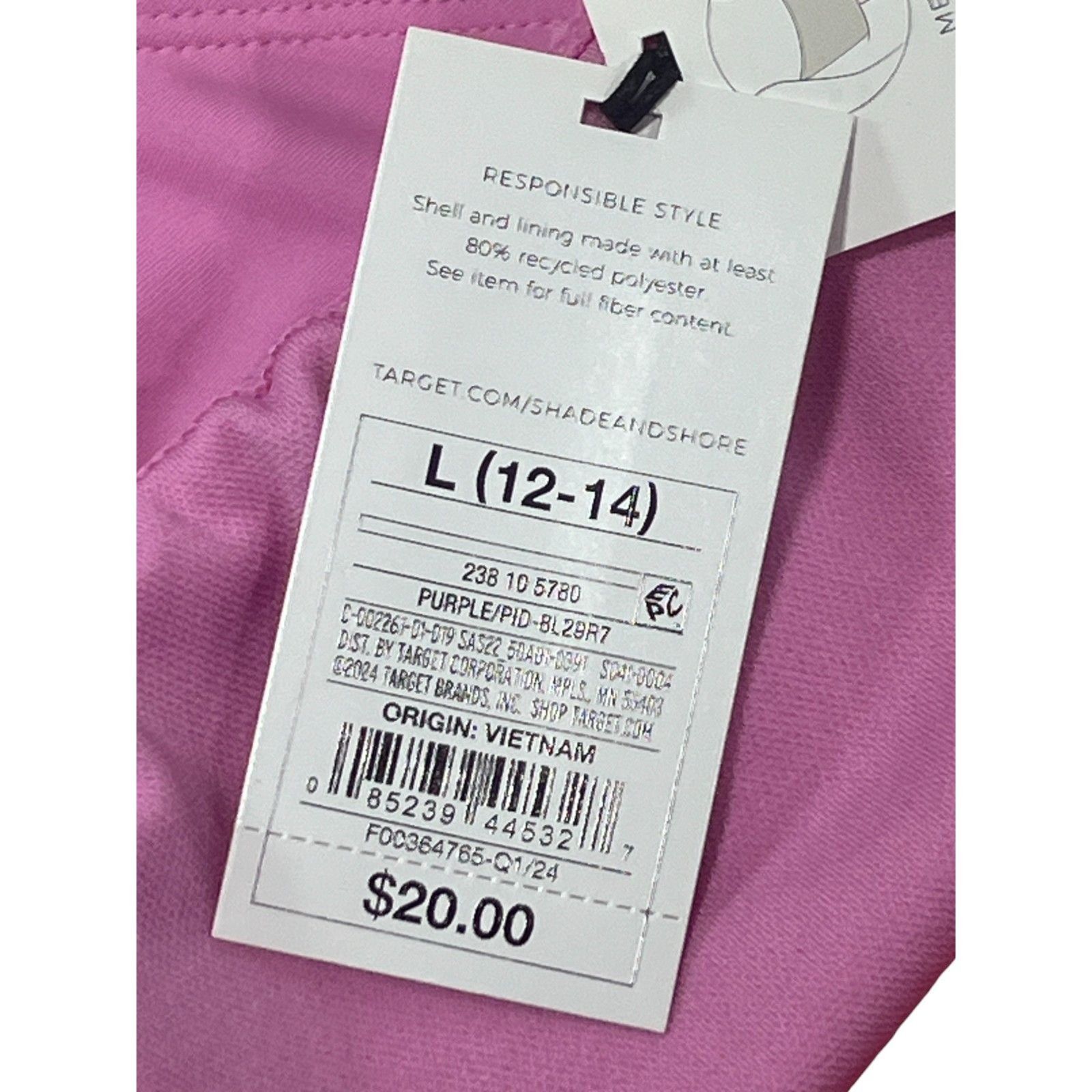 Other Shade & Shore-Women's Low-Rise Scarf Strap Adjustable Covera Size ONE SIZE - 9 Thumbnail