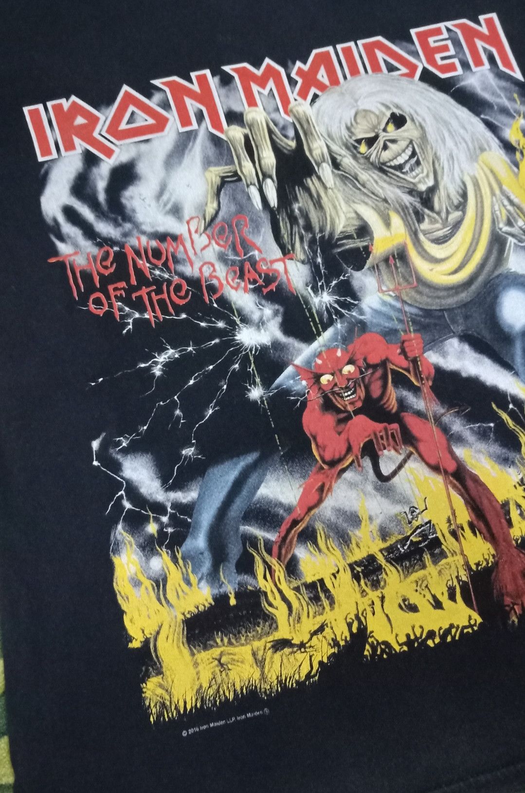 Band Tees × Bershka × Iron Maiden Bershka x Iron Maiden The Number of The Beast T-shirt Size S / US 4 / IT 40 - 6 Thumbnail