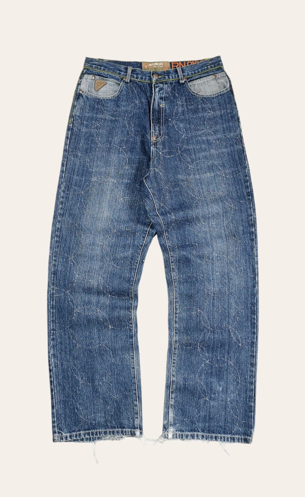 Akademiks Akademiks Safety Product Baggy Jeans Looklike Jnco Size US 32 / EU 48 - 1 Thumbnail