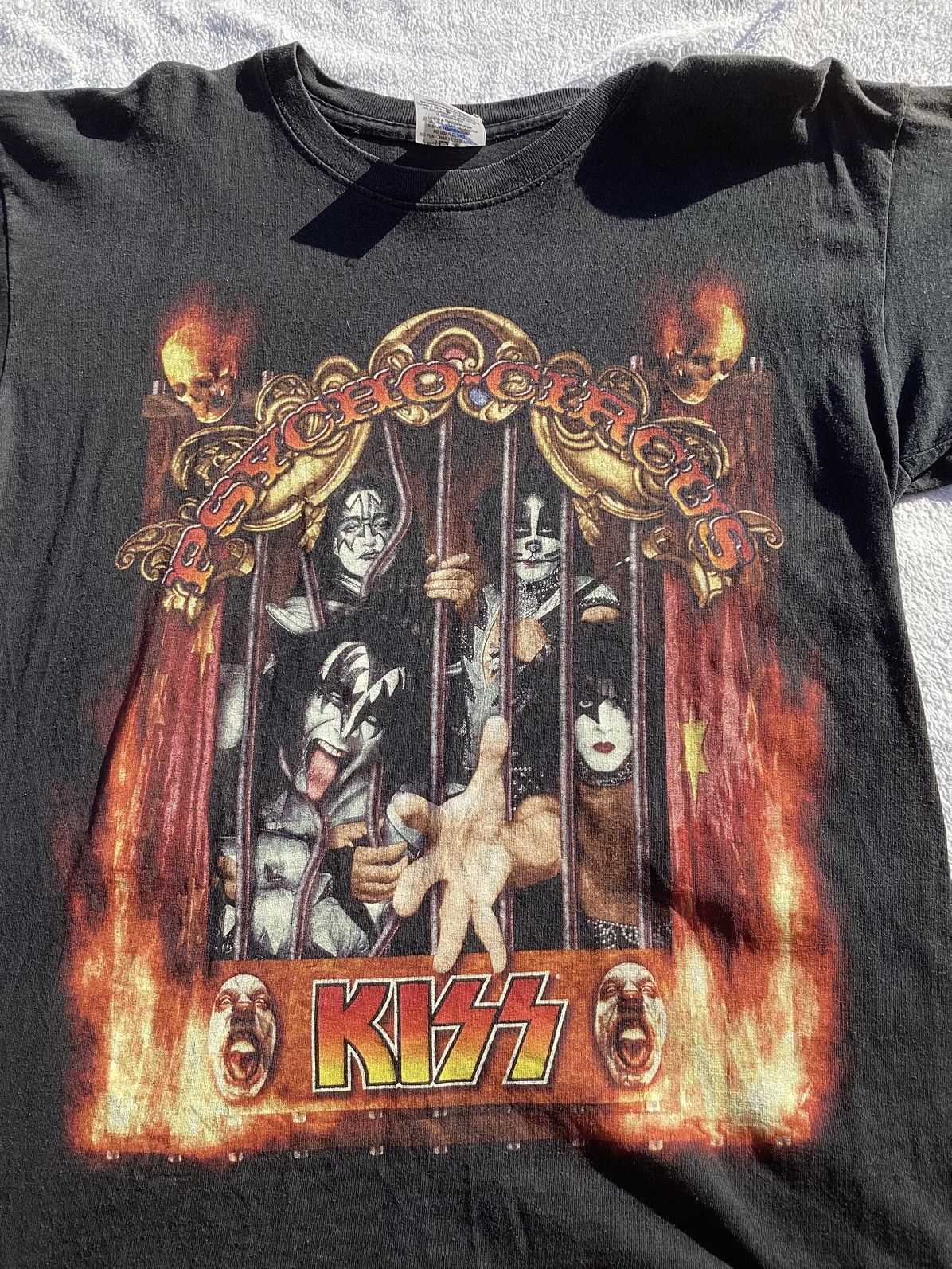 Other Vtg 89 psycho circus kiss live in 3-D band/concert/tour Tee Size US L / EU 52-54 / 3 - 2 Thumbnail