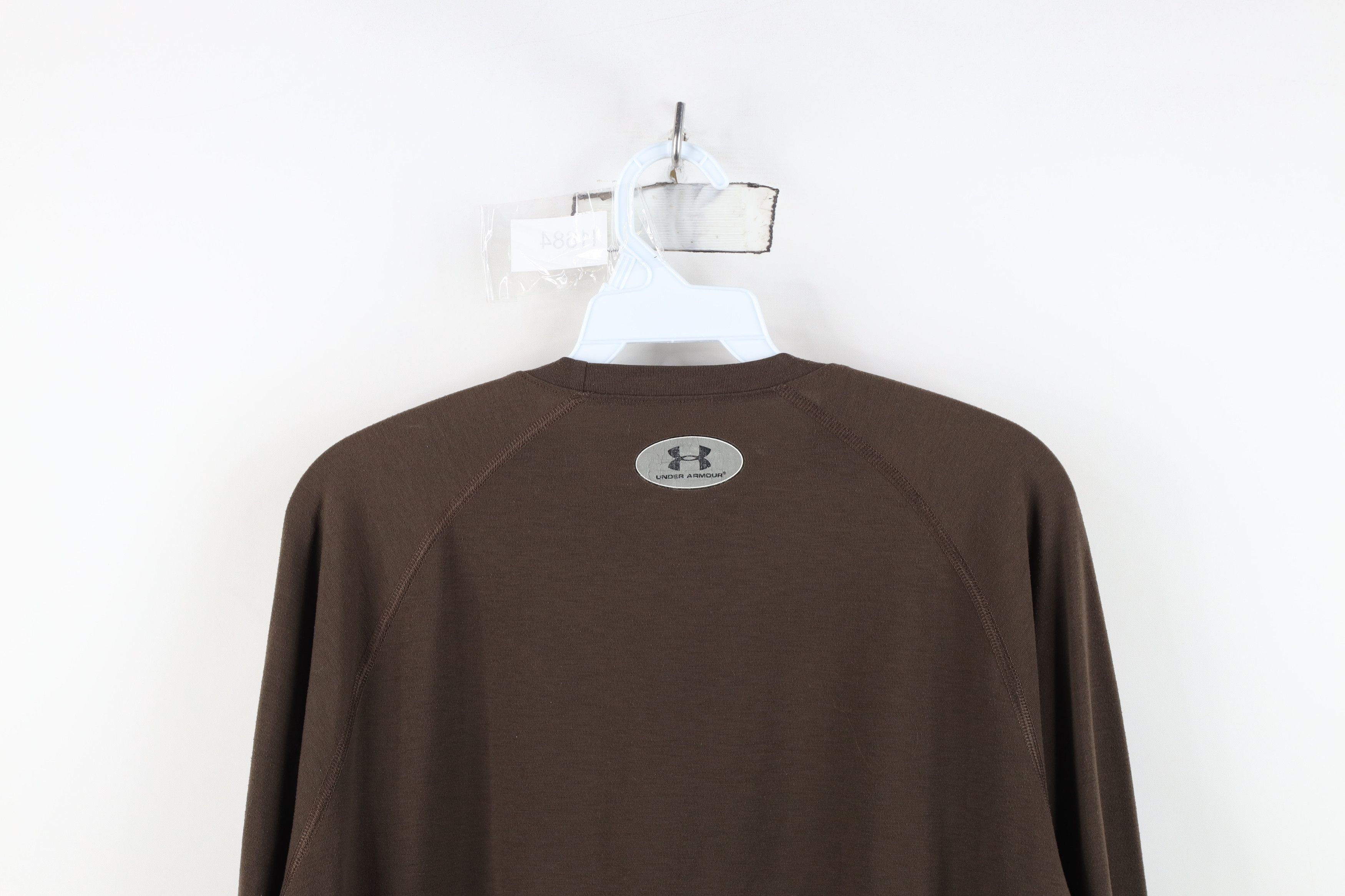 Under Armour Vintage Y2K Under Armour Tactical Long Sleeve T-Shirt Brown Size US S / EU 44-46 / 1 - 13 Thumbnail