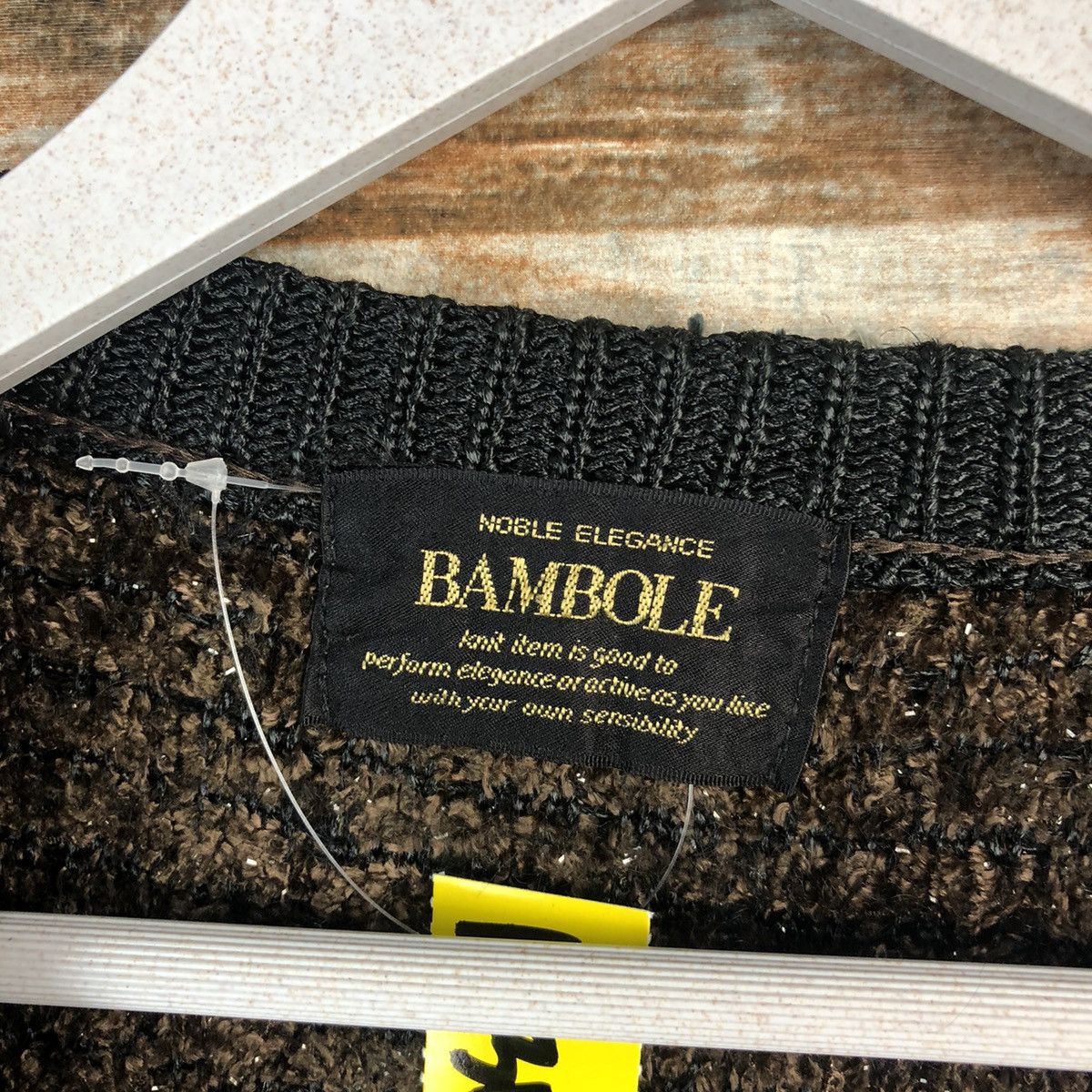 Homespun Knitwear × Japanese Brand Bambole Dark Brown Cardigan Knitwear #A1315 Size M / US 6-8 / IT 42-44 - 9 Thumbnail