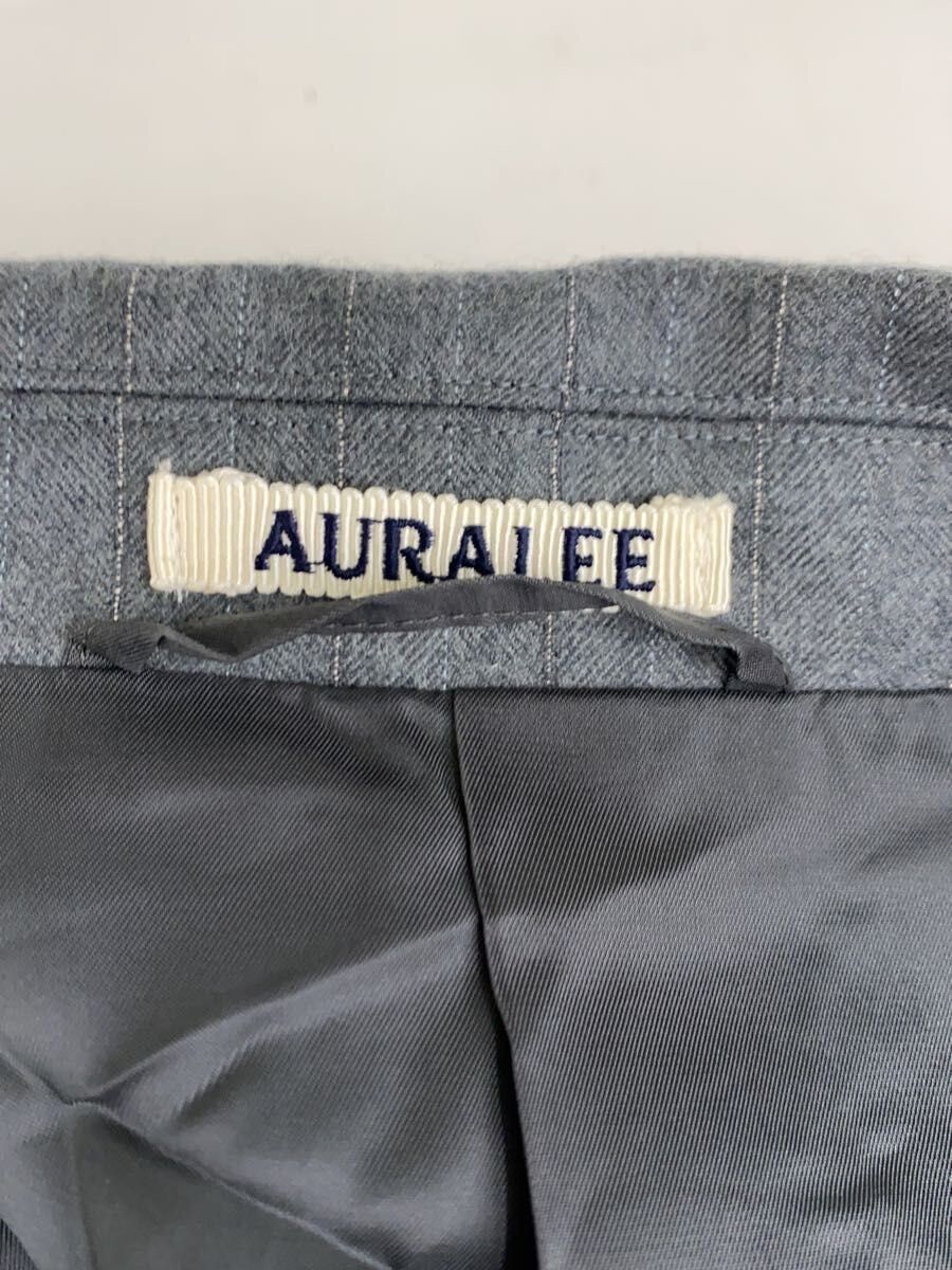 Auralee Gray Wool Stripe Tailored Jacket Size US L / EU 52-54 / 3 - 4 Thumbnail