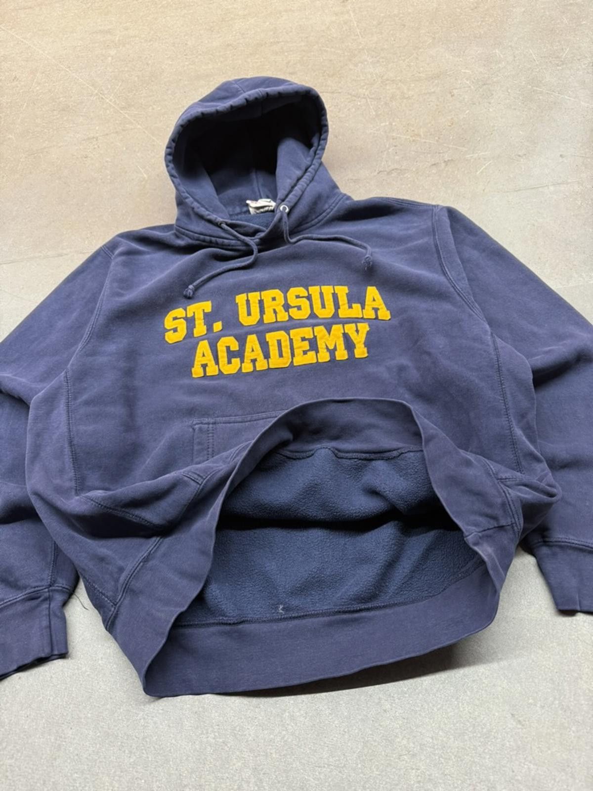 Other Vintage 90s/Y2K Pro Weave St. Ursula Academy Faded Hoodie L Size US L / EU 52-54 / 3 - 5 Thumbnail