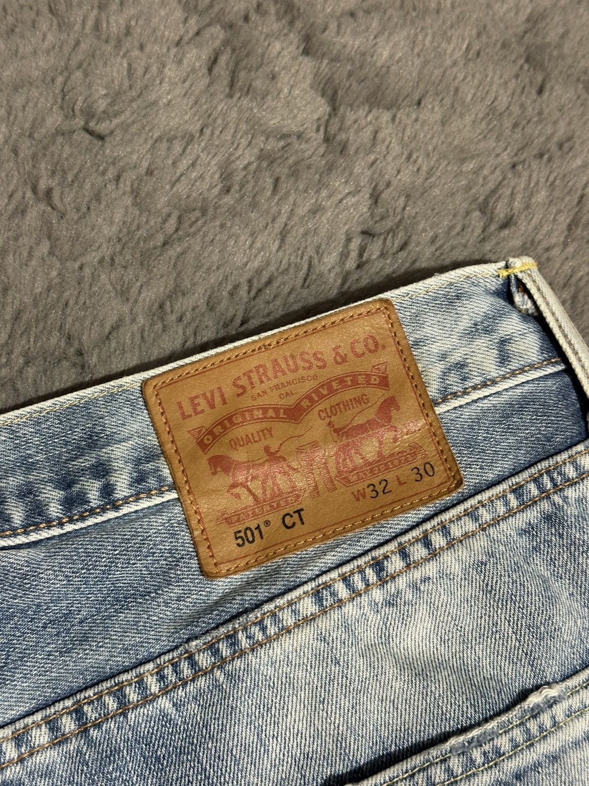 Levi's Vintage Clothing Vintage Levi's 501 CT Customized & Tapered Denim Size US 32 / EU 48 - 12 Thumbnail