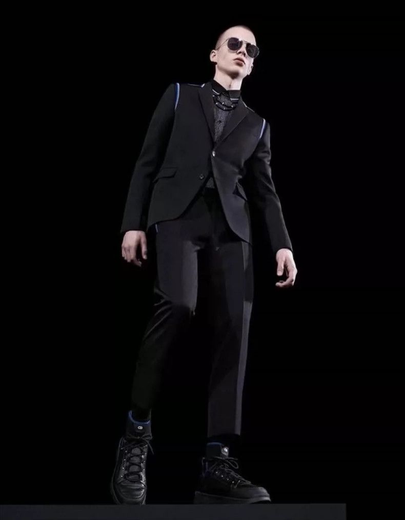 Dior Dior Electric blue line wool show suit 2505-Nextarrow Size 42R - 2 Thumbnail