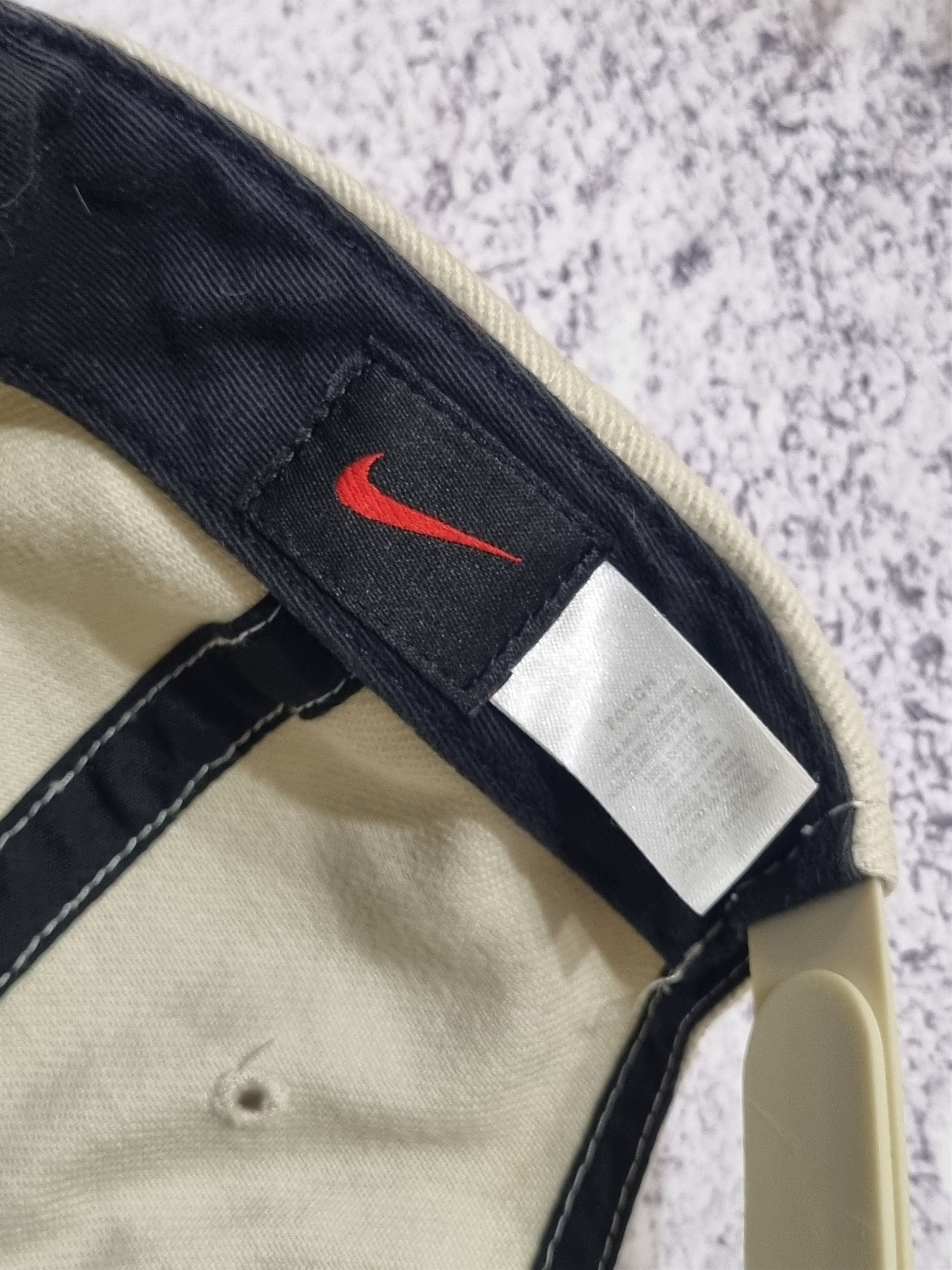 Nike × Vintage Vintage Nike Cream Snapback Cap Size ONE SIZE - 8 Thumbnail