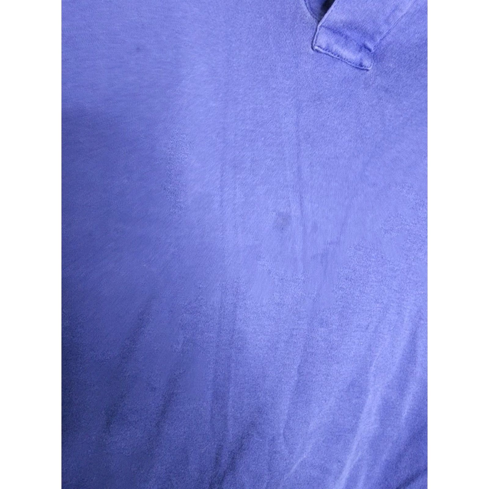 Ralph Lauren VINTAGE Ralph Lauren Polo Shirt Short Sleeve Mens L Blue 100% Cotton Logo Embroidered USA Golf Distressed Size US L / EU 52-54 / 3 - 4 Thumbnail