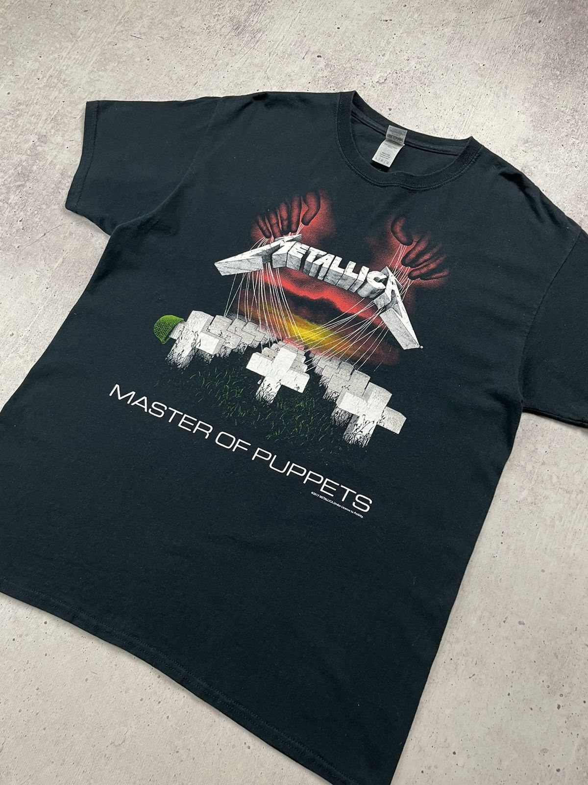 Band Tees × Metallica × Vintage Vintage Metallica Master Of Puppets 2017 Band T-shirt Size US L / EU 52-54 / 3 - 2 Thumbnail