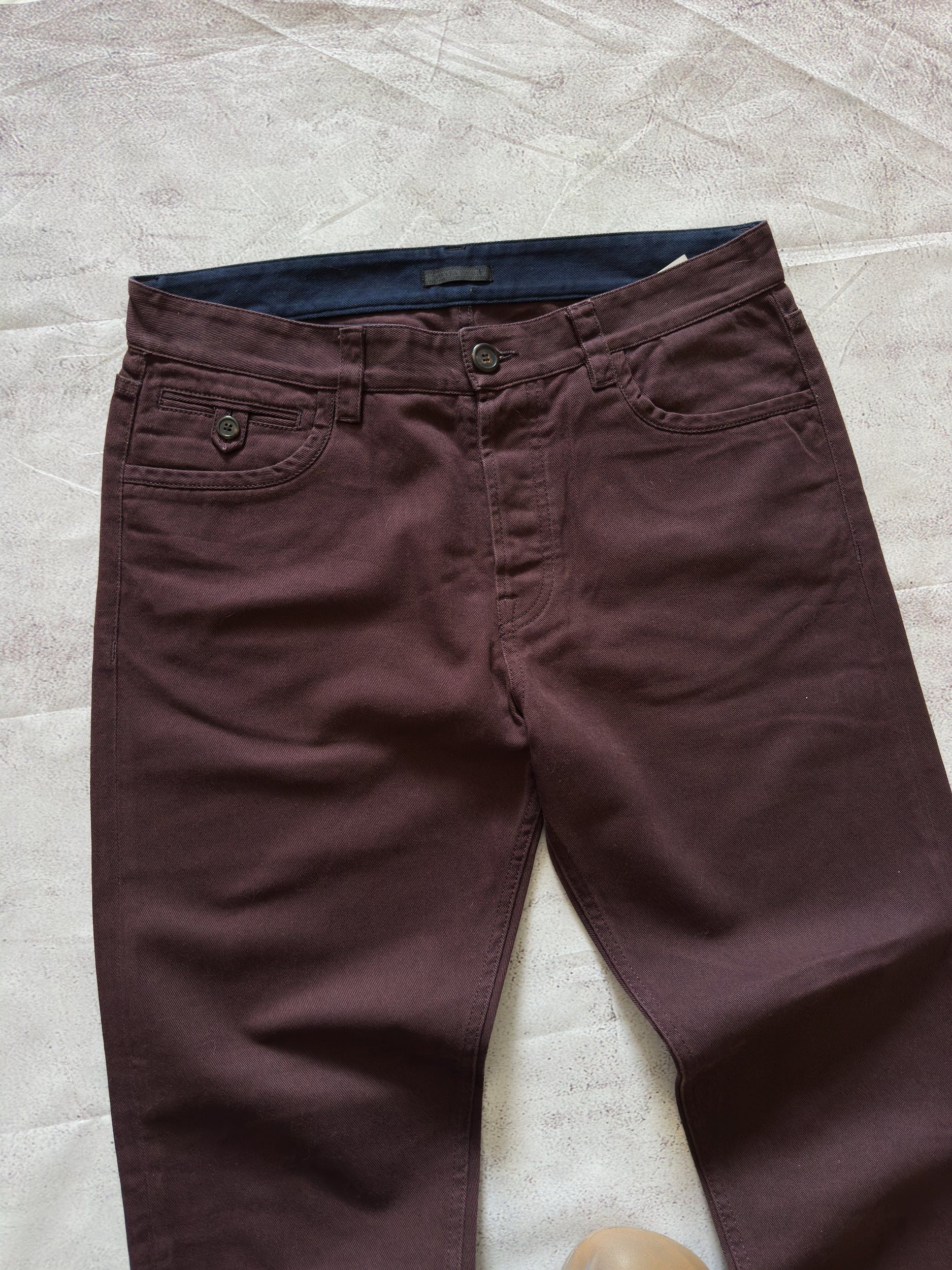 Prada Prada Cotton Blend Jogger Pants Maroon sz.33 Size US 33 - 6 Thumbnail