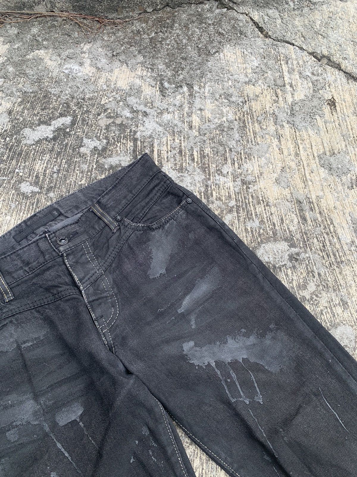 GOSTAR DE FUGA Flared Gostar de fuga waxed jeans Size 33" - 11 Thumbnail