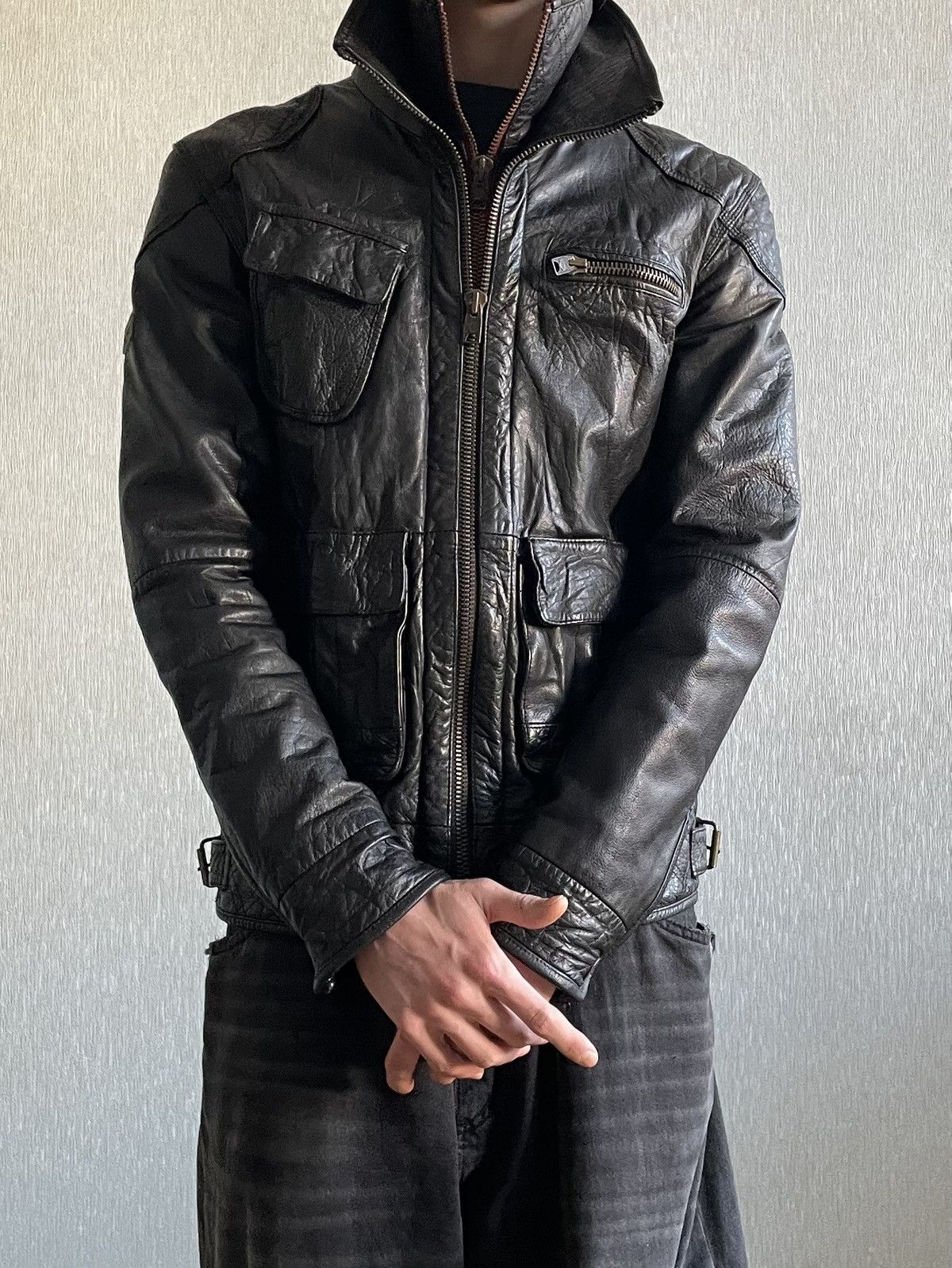 Superdry Superheavyweight Leather; Motorbike & Engineering Insp. Jack Size US L / EU 52-54 / 3 - 22 Thumbnail