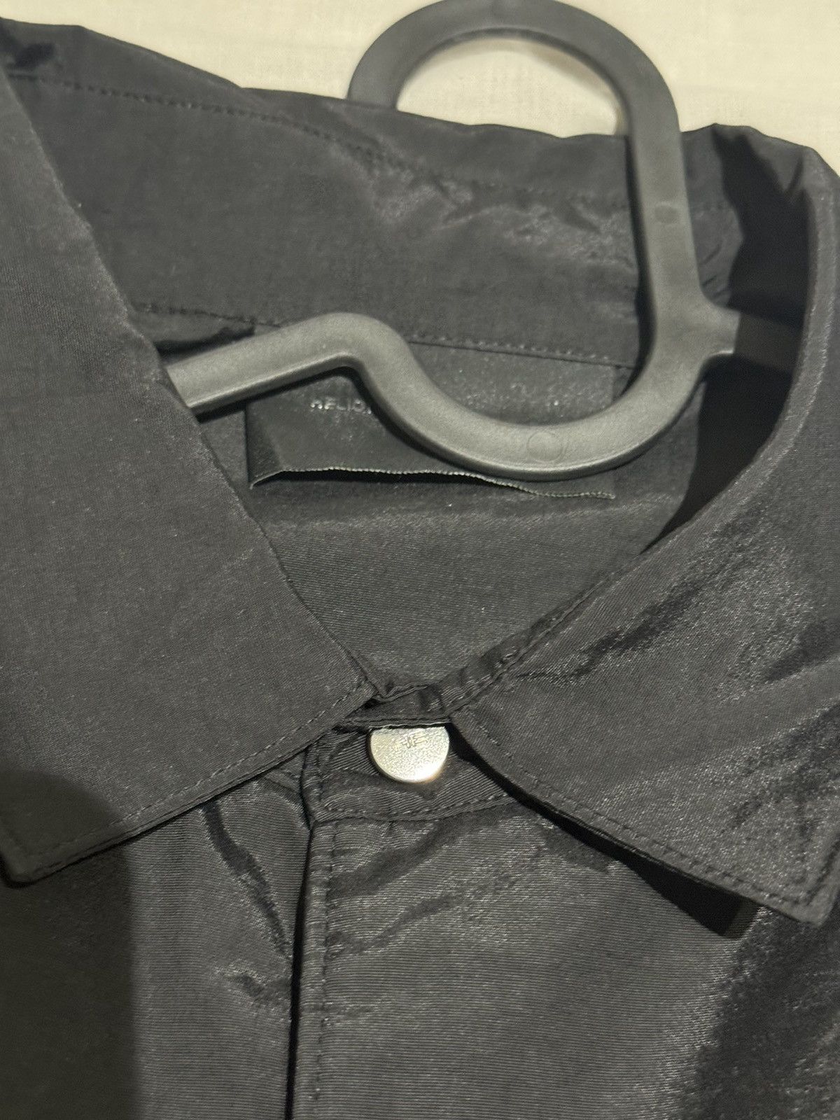 Heliot Emil Black Nylon Short Sleeve Shirt Size US M / EU 48-50 / 2 - 5 Thumbnail