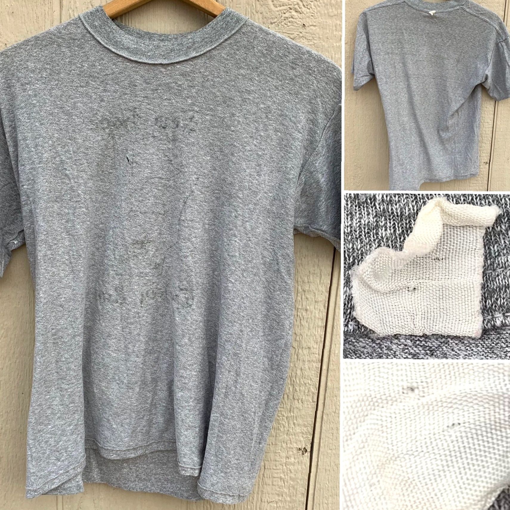Hope VINTAGE New Hope Turkey Run Hollow Rock Country Store T-shirt XL Gray Cotton Blend Crew Neck Short Sleeve Men Graphic Print 90s Run T-Shirt Size US XL / EU 56 / 4 - 6 Thumbnail