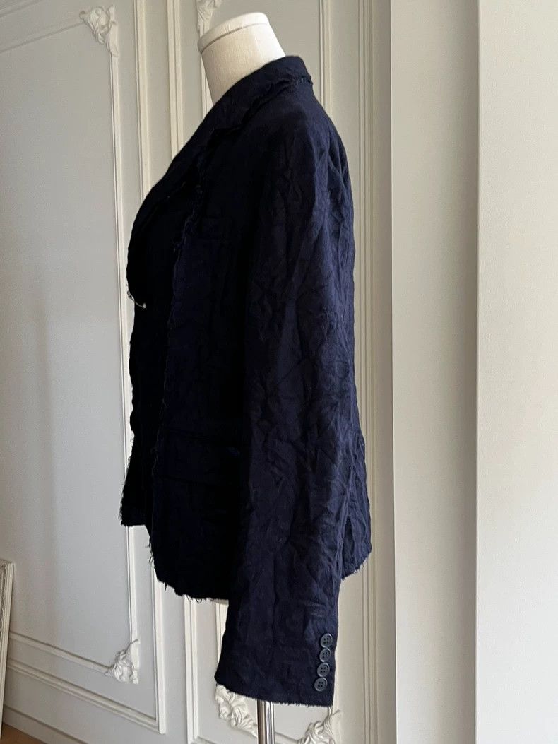 Comme des Garcons Comme des Garcons Purplish blue wool suit jacket Size M / US 6-8 / IT 42-44 - 3 Thumbnail