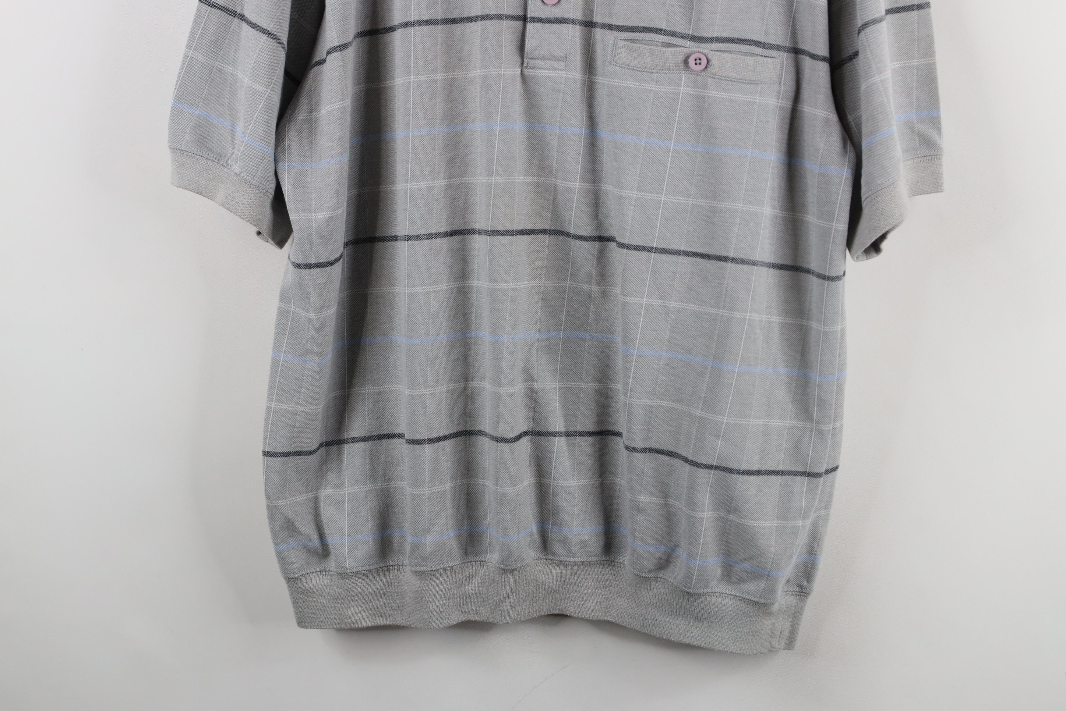 Vintage Vintage 90s Streetwear Knit Pullover Polo Shirt Mob Size US L / EU 52-54 / 3 - 3 Thumbnail