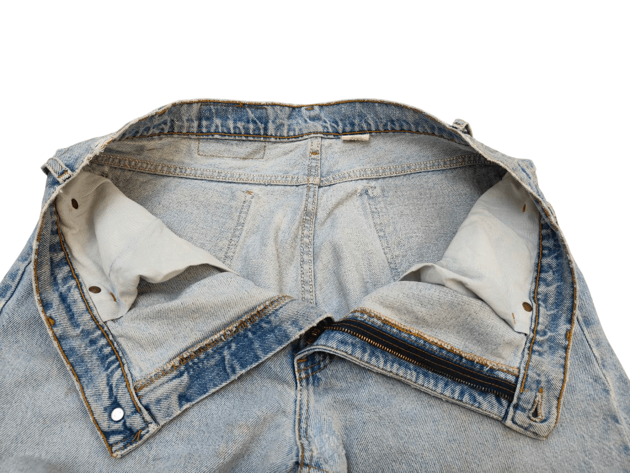 90's Vintage Levi's 505 Orange Tab Denim, Made in USA