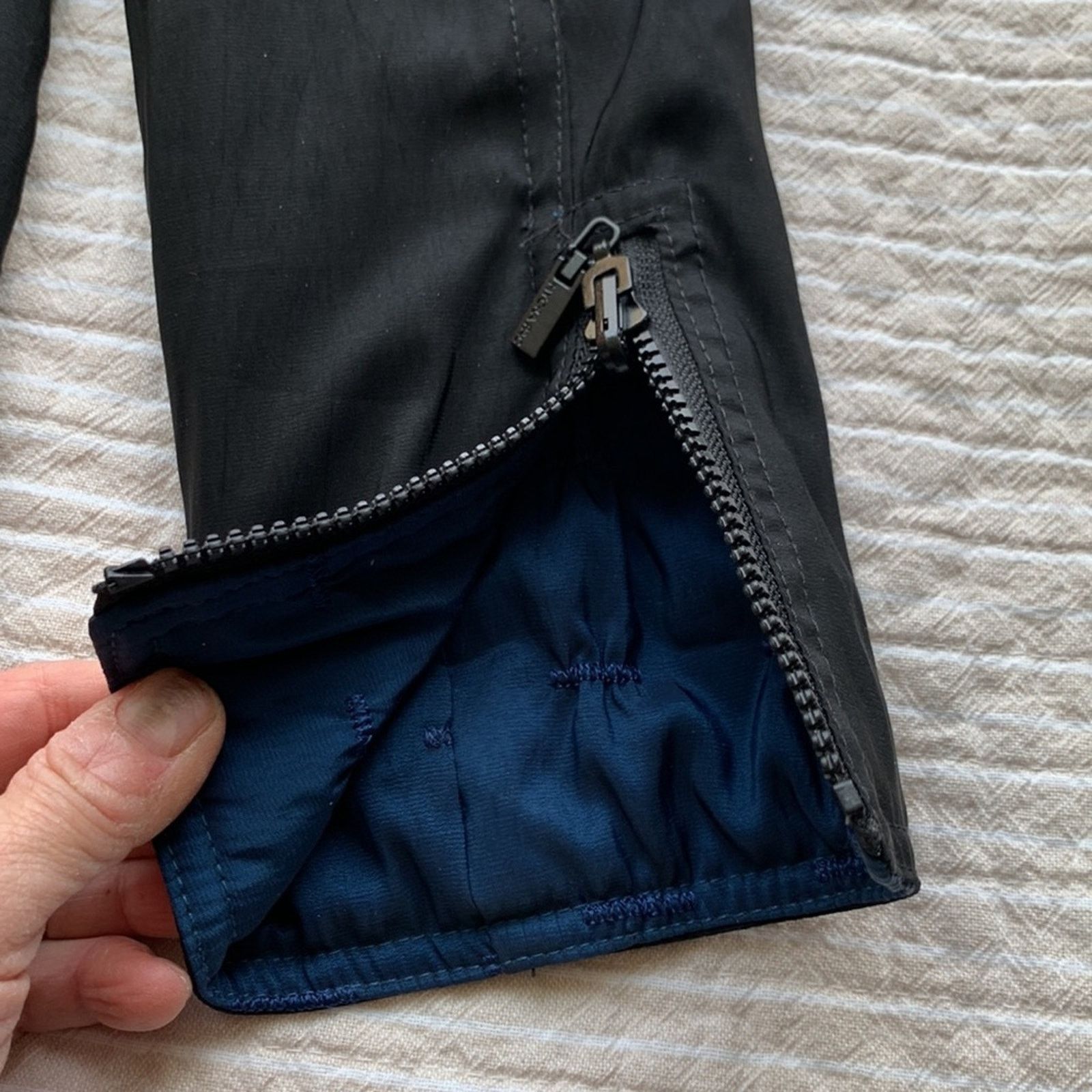 Vintage Mycra pac reversible blue travel raincoat jacket Size XS / US 0-2 / IT 36-38 - 7 Thumbnail