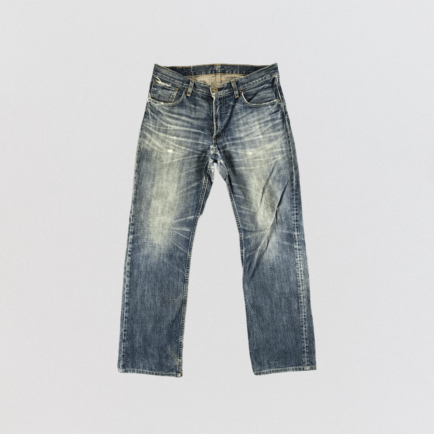 image of Levis 502 Jeans-Jm342 in Blue, Men's (Size 35)