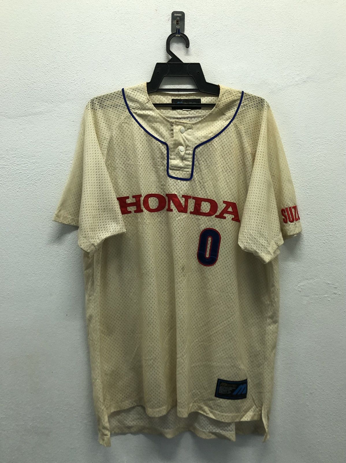 Mizuno Vintage Mizuno Honda Suzuka Katayama 0 Shirt Size US L / EU 52-54 / 3 - 1 Thumbnail
