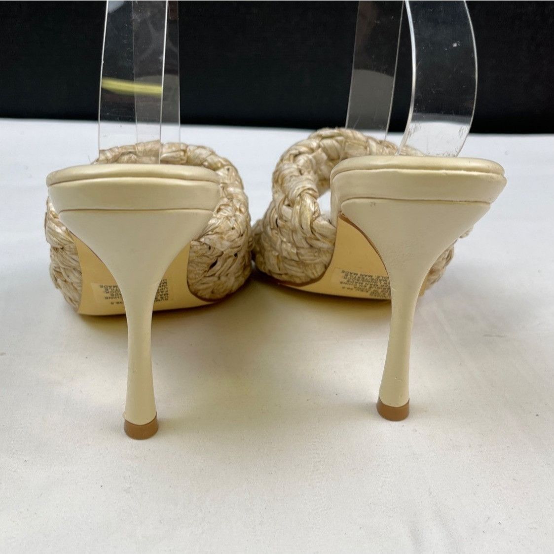 Other JF JustFab Summer Women's Cream Shoes/Heeled Sandals Sz 8 SK Size US 8 / IT 38 - 2 Thumbnail