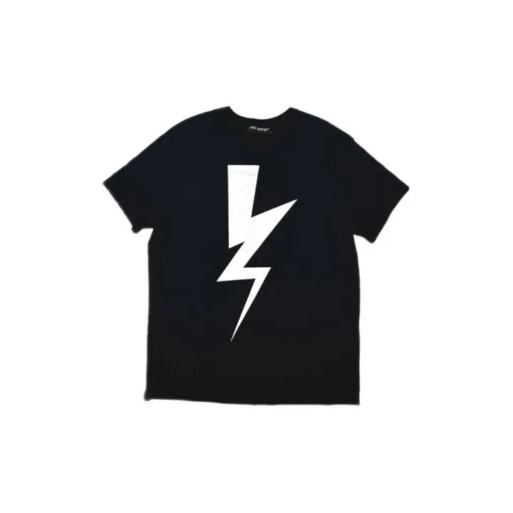 Neil Barrett Neil Barrett Lightning Print Short Sleeve T-Shirt 0079 Size US L / EU 52-54 / 3 - 1 Thumbnail