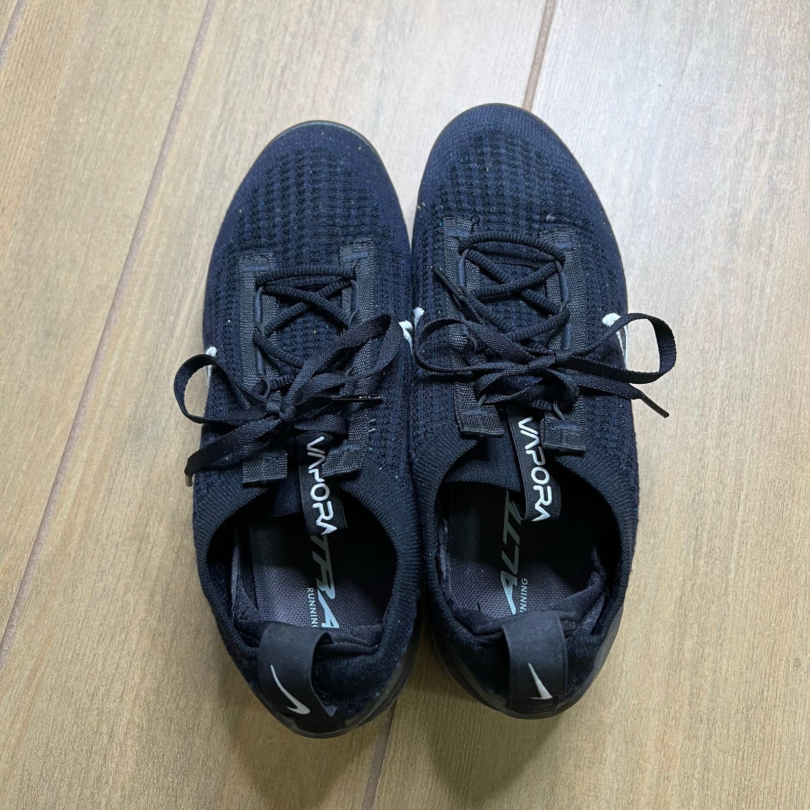 Nike Women's Nike Air VaporMax Sz 8.5 2021 Flyknit Shoes Black Size US 8.5 / IT 38.5 - 4 Thumbnail