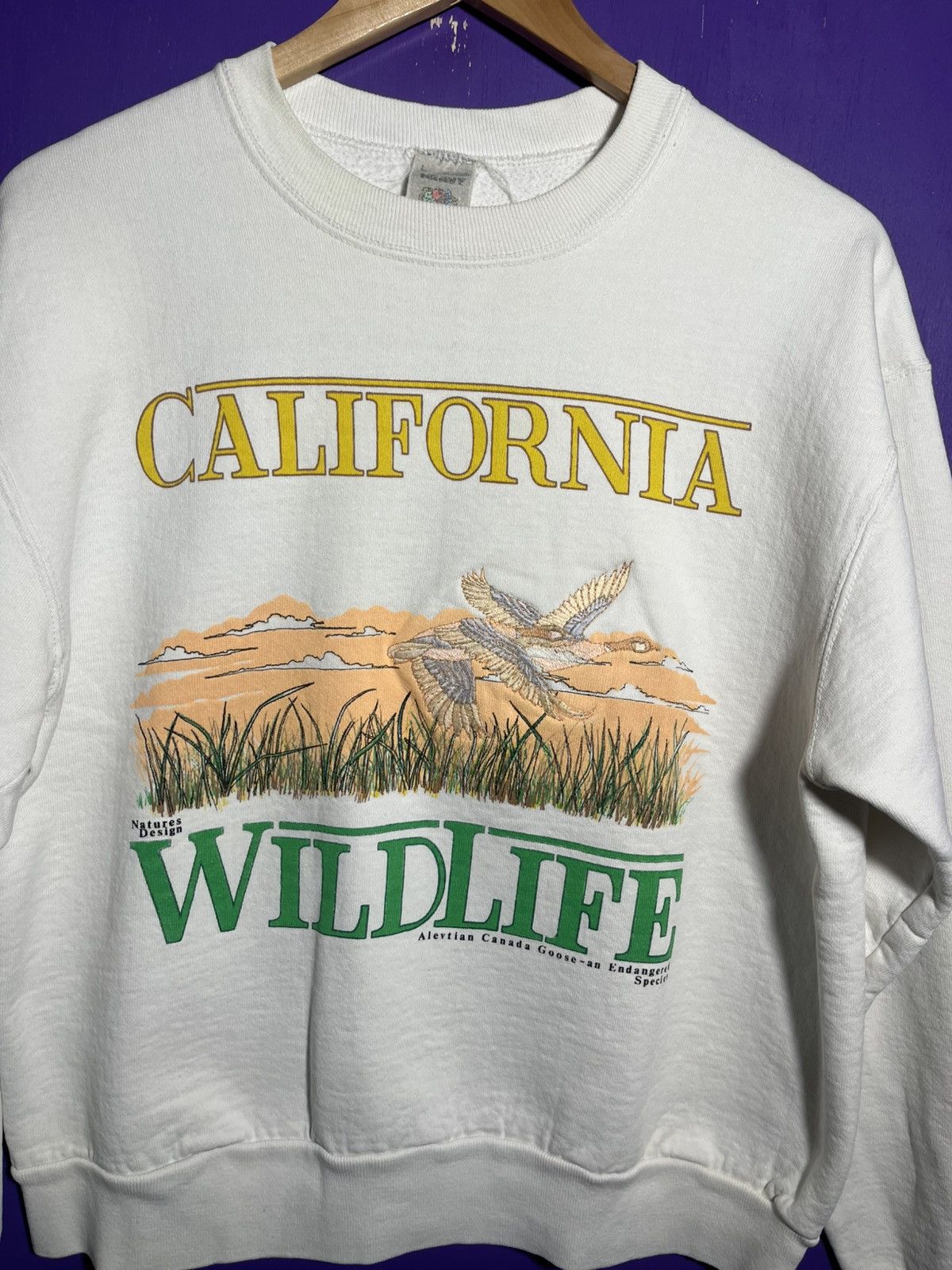 Vintage Vintage 90s California wildlife ducks embroidered crewneck Size US M / EU 48-50 / 2 - 3 Thumbnail