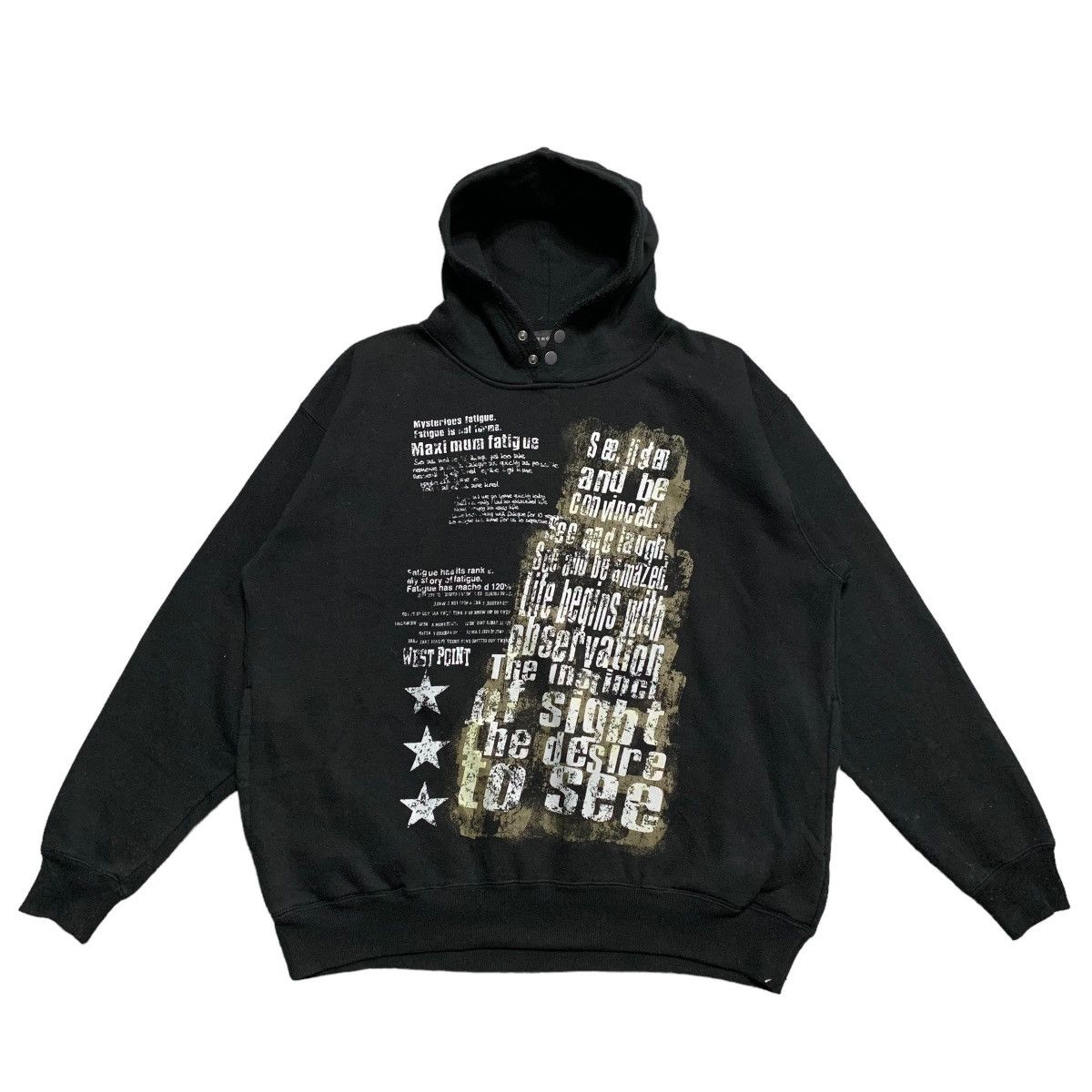 Japanese Brand West Point Poem Pullover Hoodie Size US XL / EU 56 / 4 - 1 Thumbnail