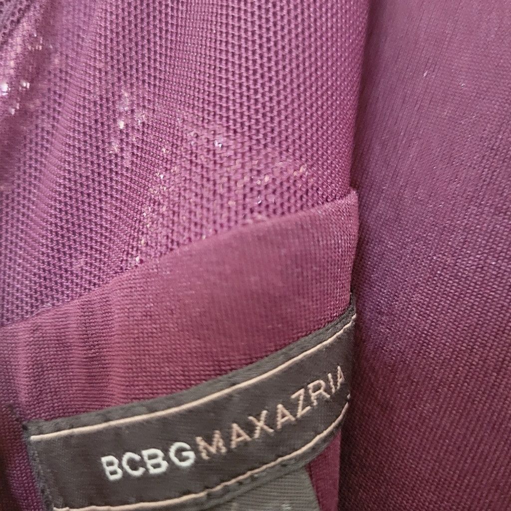 Other BCBGMAXAZRIA - Large Barlow Mulberry Dress Purple Size L / US 10 / IT 46 - 5 Thumbnail