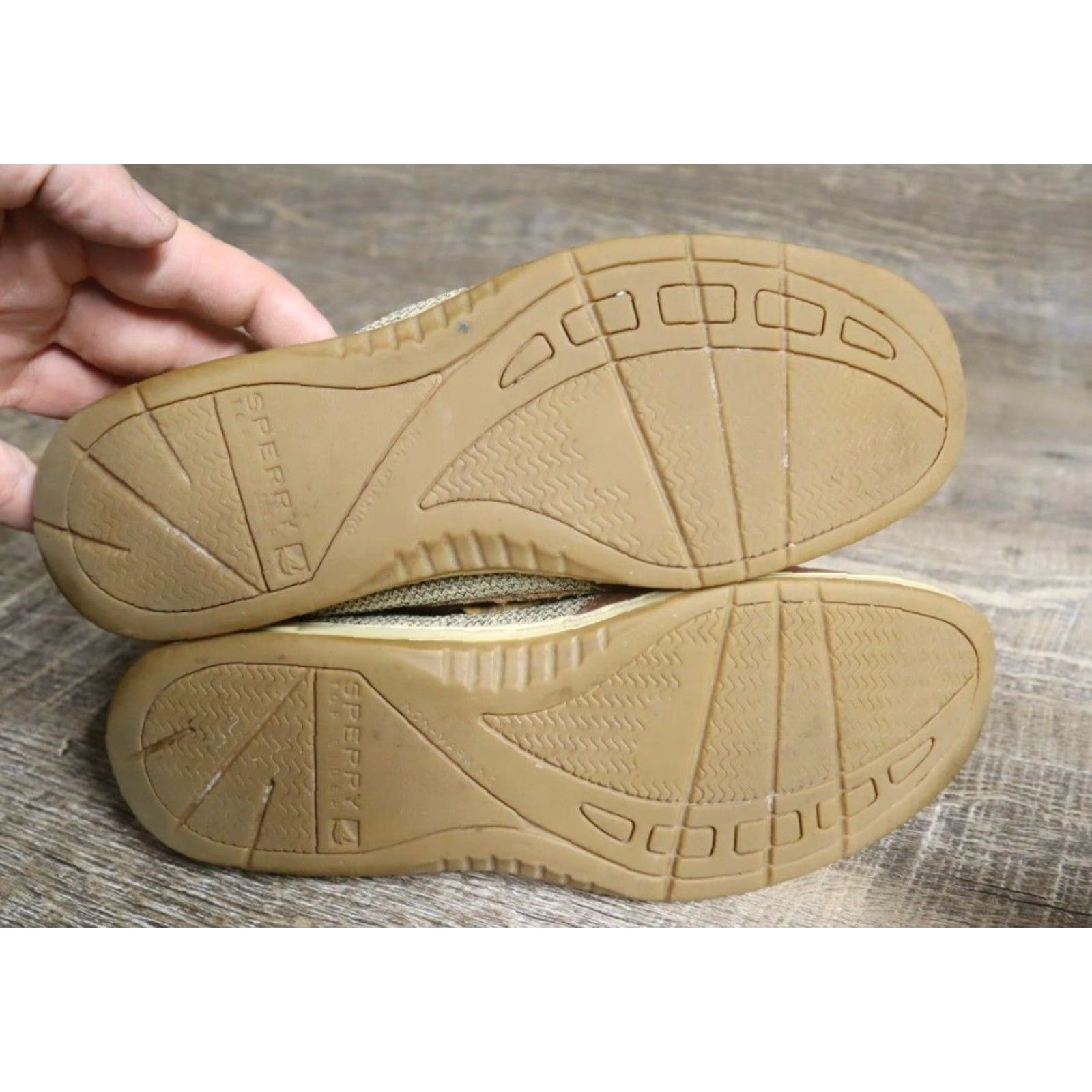Sperry VINTAGE Sperry Top Sider Women’s Leather Moccasin Boat Shoe Loafers Brown 7.5 M 9276632 Size M / US 6-8 / IT 42-44 - 8 Thumbnail