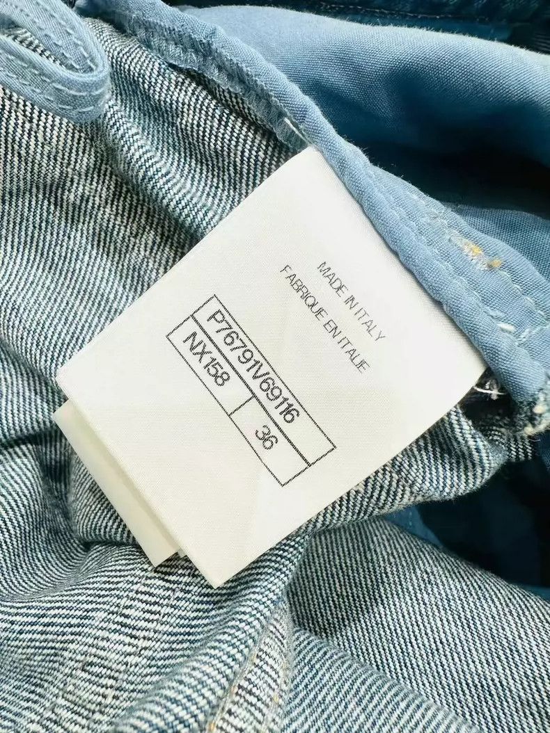 Chanel Chanel 24s waist double c straight jeans Size 24" / US 00 / IT 34 - 8 Thumbnail