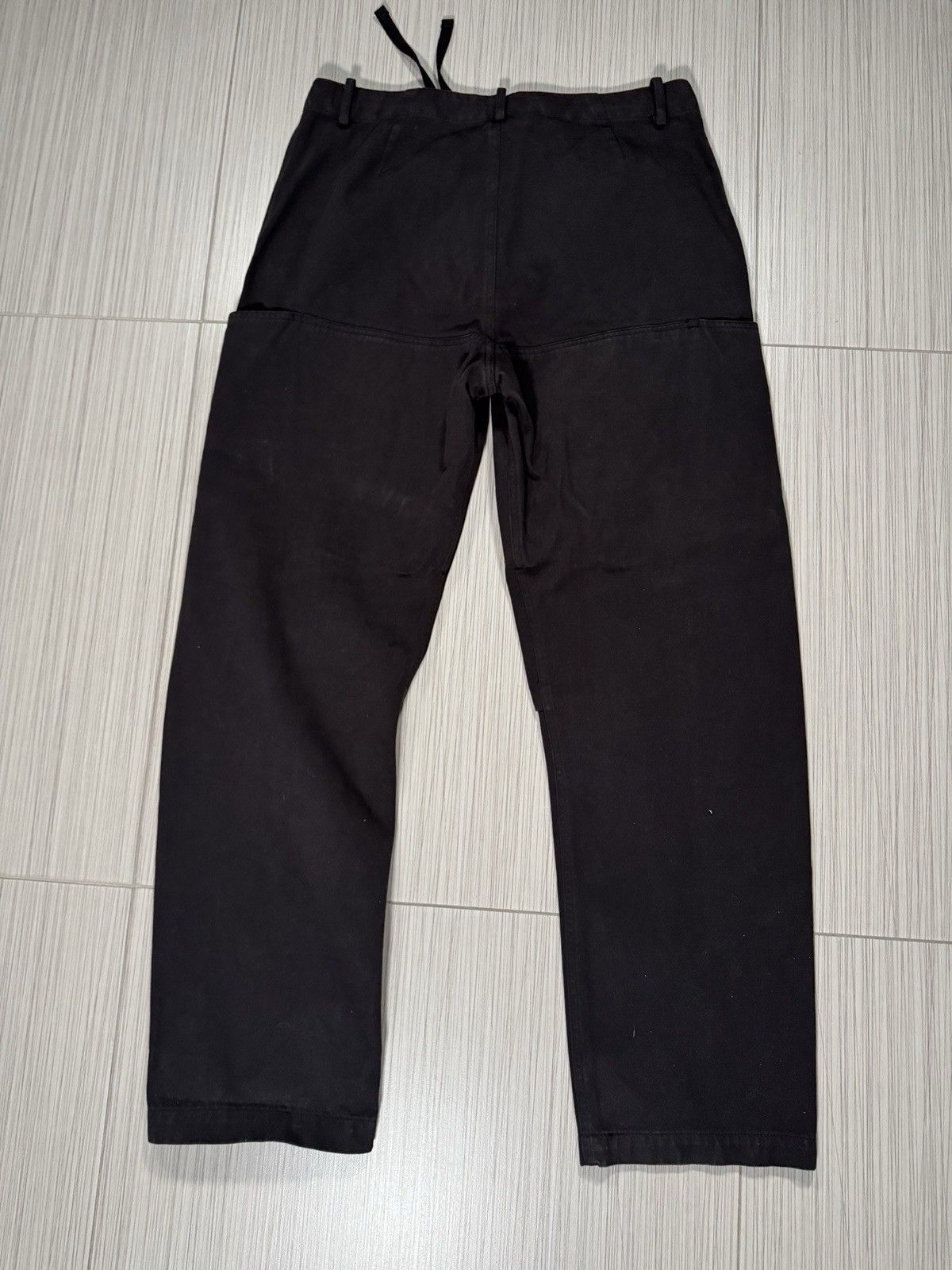 Gap × Yeezy Mens Yeezy Gap Black Sateen Cargo Pants Size 34 Size US 34 / EU 50 - 3 Thumbnail