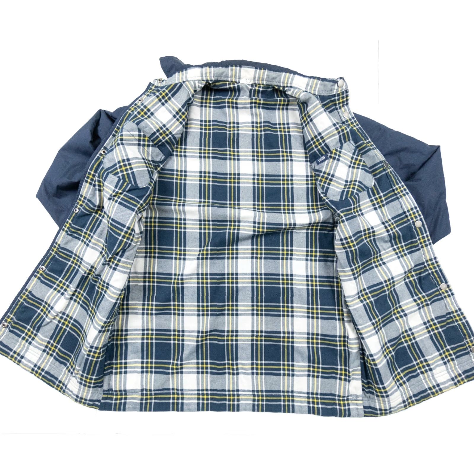 The North Face The North Face Shacket Women’s Medium Blue Reversible Snap Button Windbreaker Casual Lining Polyester Logo Late 2010s Womens Size M / US 6-8 / IT 42-44 - 6 Thumbnail