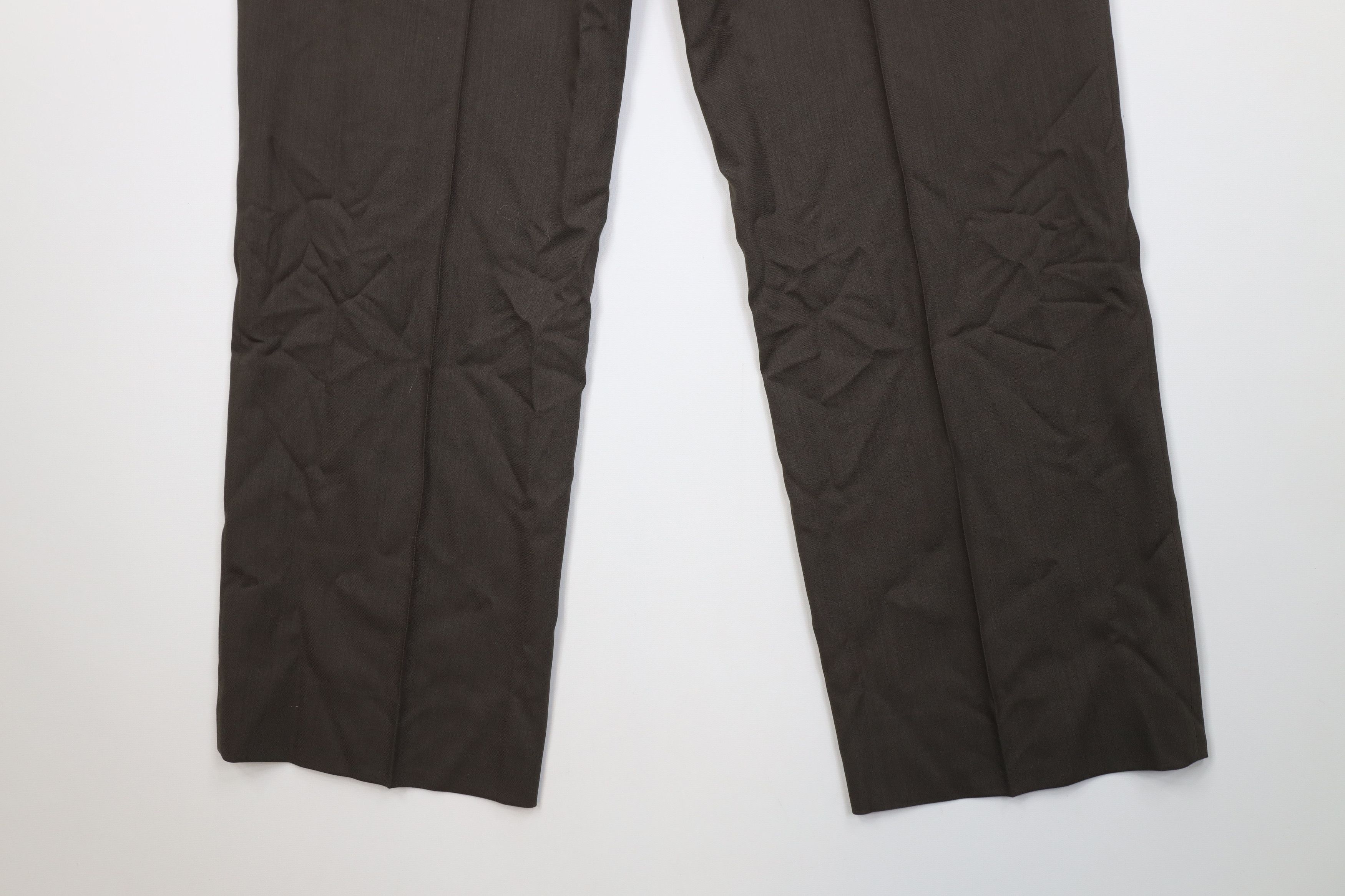 Vintage Vintage 90s Streetwear Pleated Wide Leg Chino Pants Brown Size US 38 / EU 54 - 14 Thumbnail