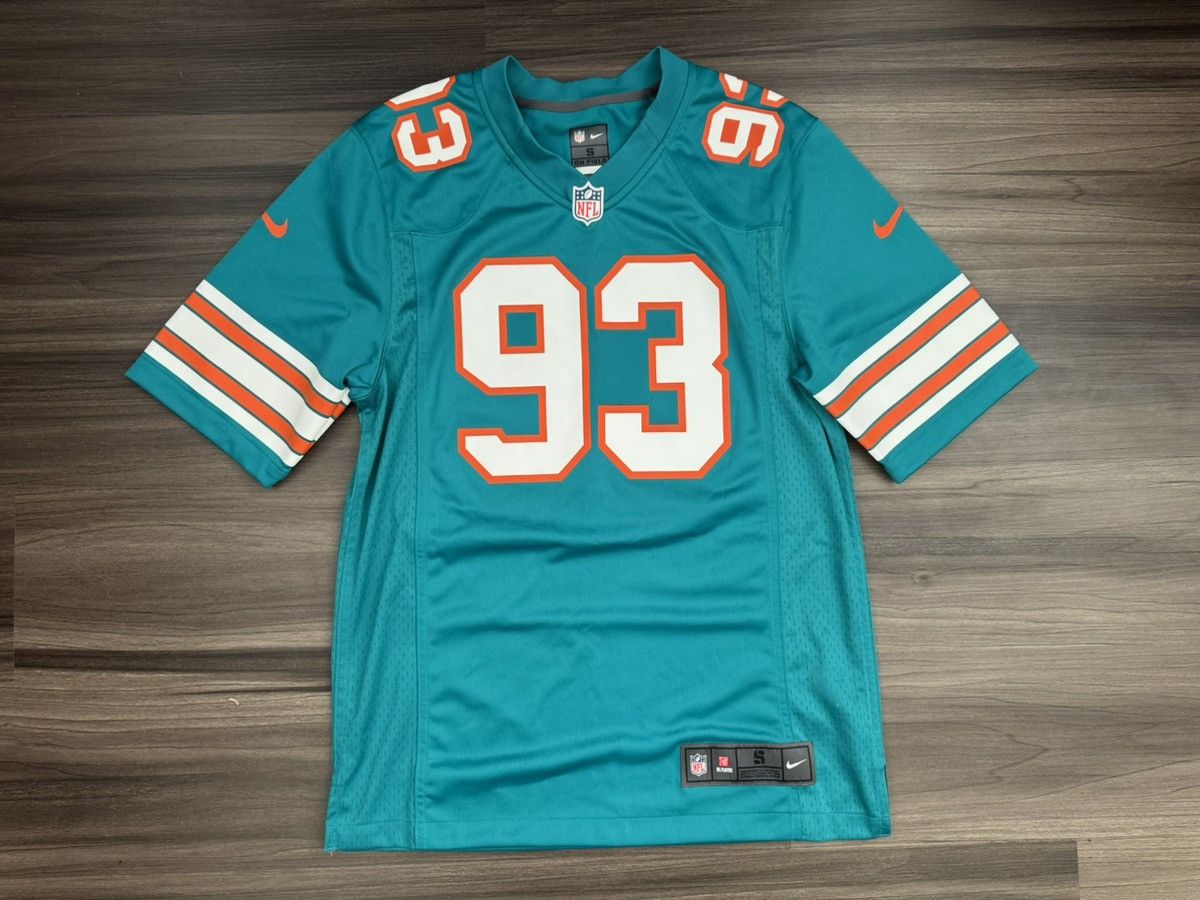 Nike Miami Dolphins Ndamukong Suh #93 NFL Game Home Aqua Jersey Size US S / EU 44-46 / 1 - 1 Thumbnail