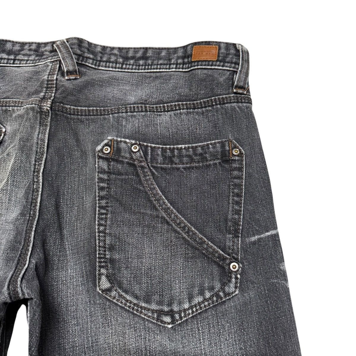 Nicole Club NCFM Nicole Club Multi Pocket Black Denim Flare Jeans Size US 34 / EU 50 - 11 Thumbnail