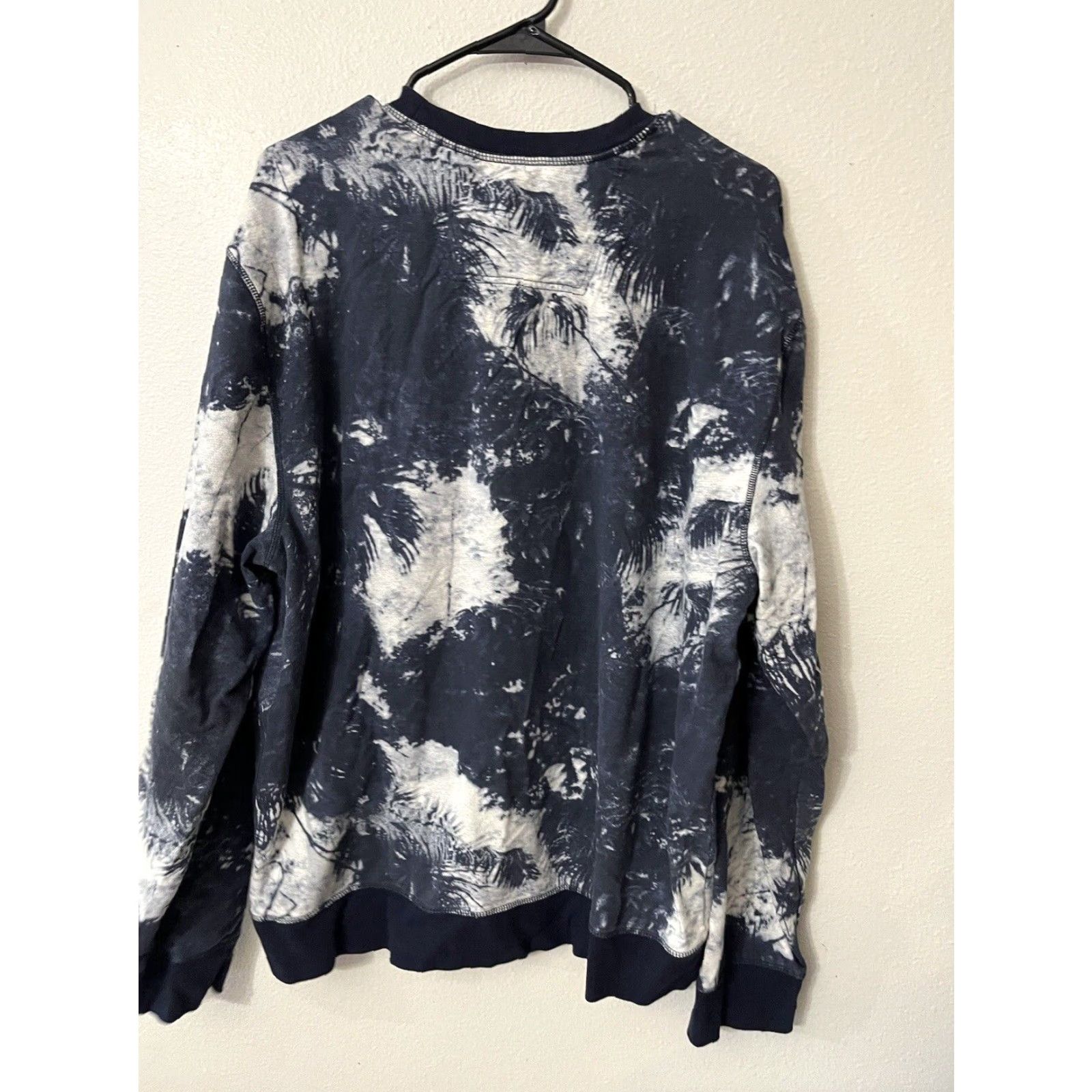 Calvin Klein VINTAGE Calvin Klein Jeans Pullover Sweater Crew Neck 2XL Blue Tie Dye Wash Men’s Sweatshirt White? Size US XXL / EU 58 / 5 - 2 Thumbnail