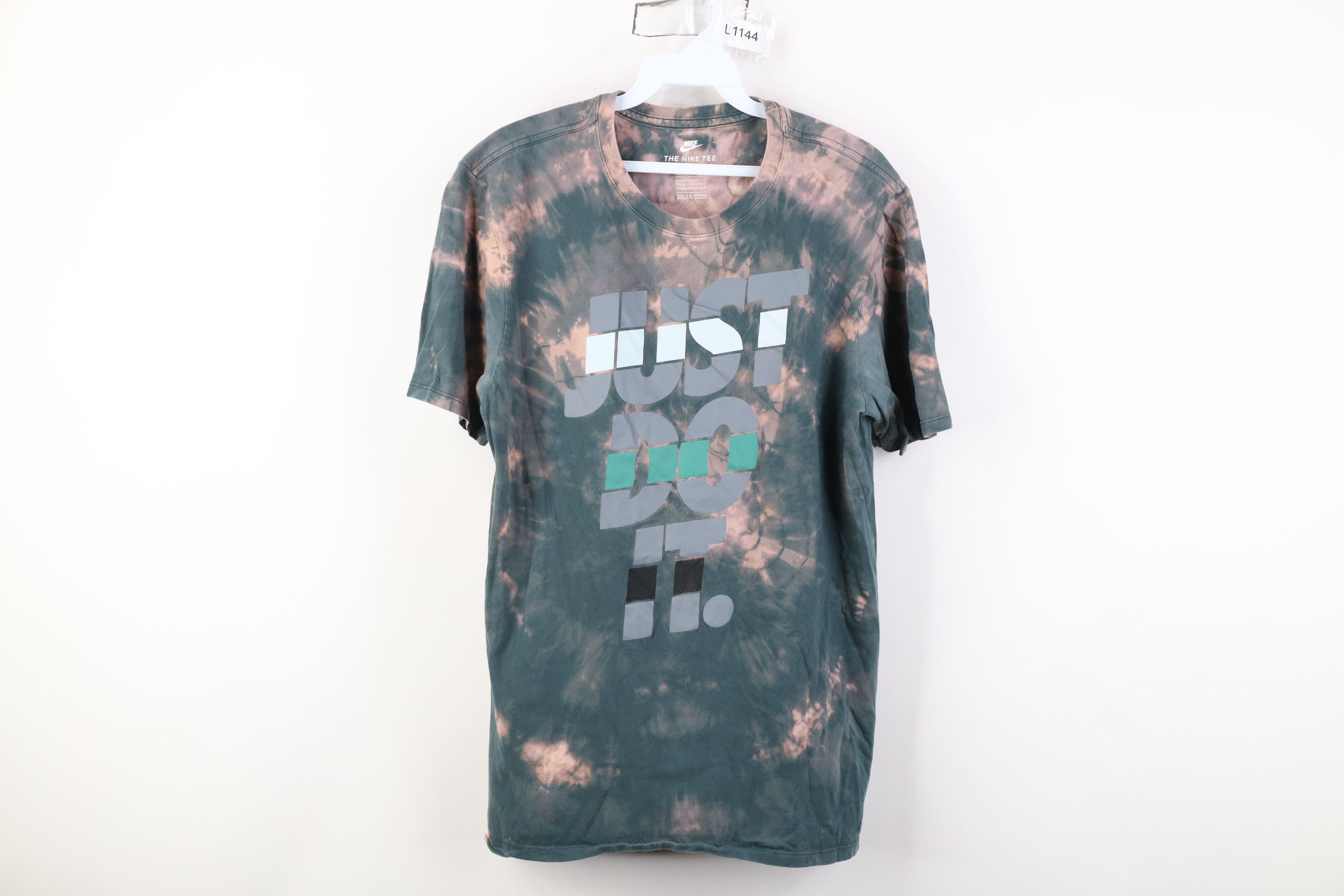 Nike Vintage Y2K Nike Acid Wash Just Do It Short Sleeve T-Shirt Size US M / EU 48-50 / 2 - 1 Thumbnail