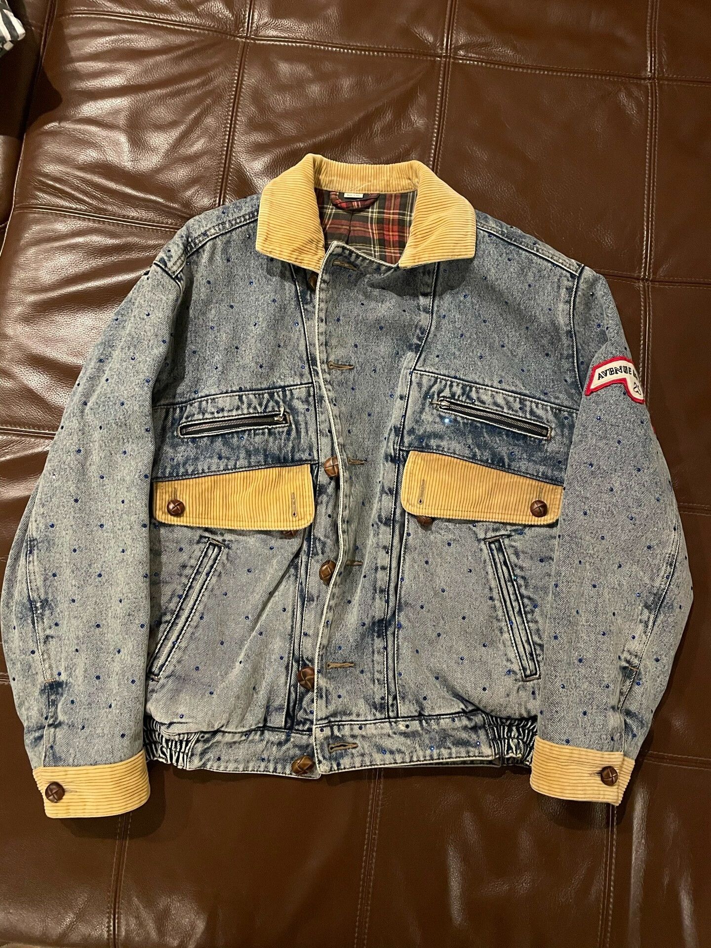 Gucci gucci denim jacket with unique design elements Size US S / EU 44-46 / 1 - 1 Thumbnail