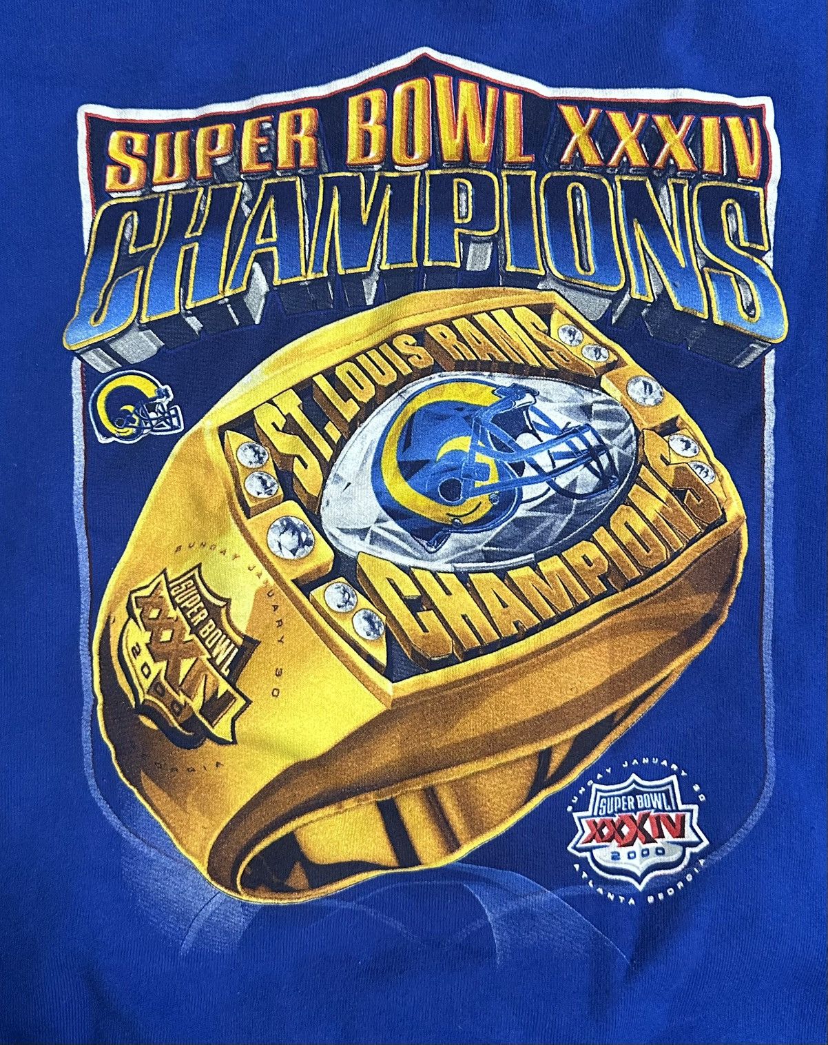 NFL × Vintage Vintage Rams Superbowl Sweatshirt Size US L / EU 52-54 / 3 - 2 Thumbnail