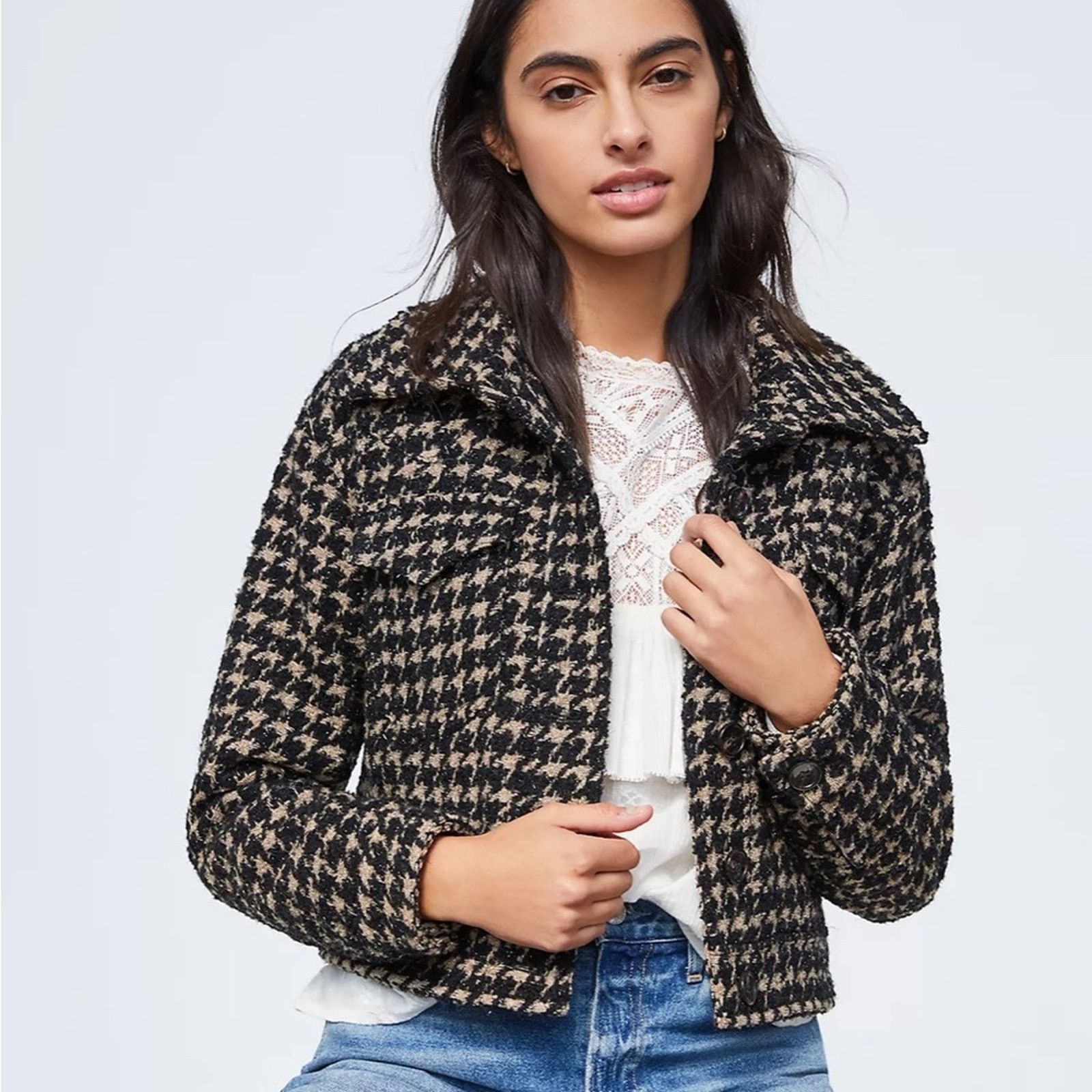 Anthropologie Anthropologie Avec Les Filles Cropped Bomber Lea Jacket S Size S / US 4 / IT 40 - 5 Thumbnail