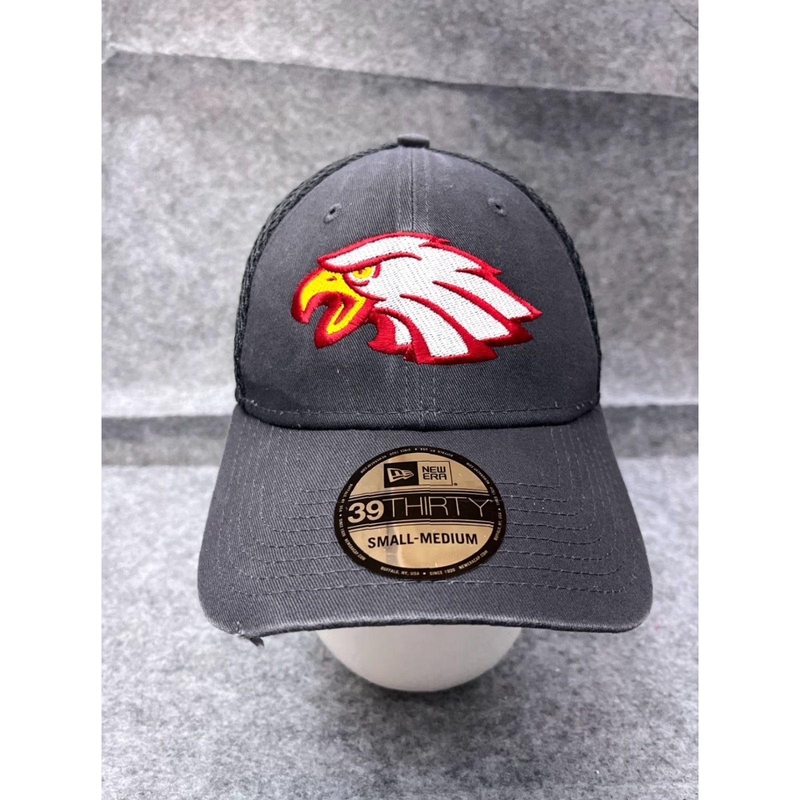 New Era New Era Eagles Hat Cap Fitted Adult Medium Gray 100% Polyester 39Thirty Trucker Mens Hat/Cap Size ONE SIZE - 2 Thumbnail
