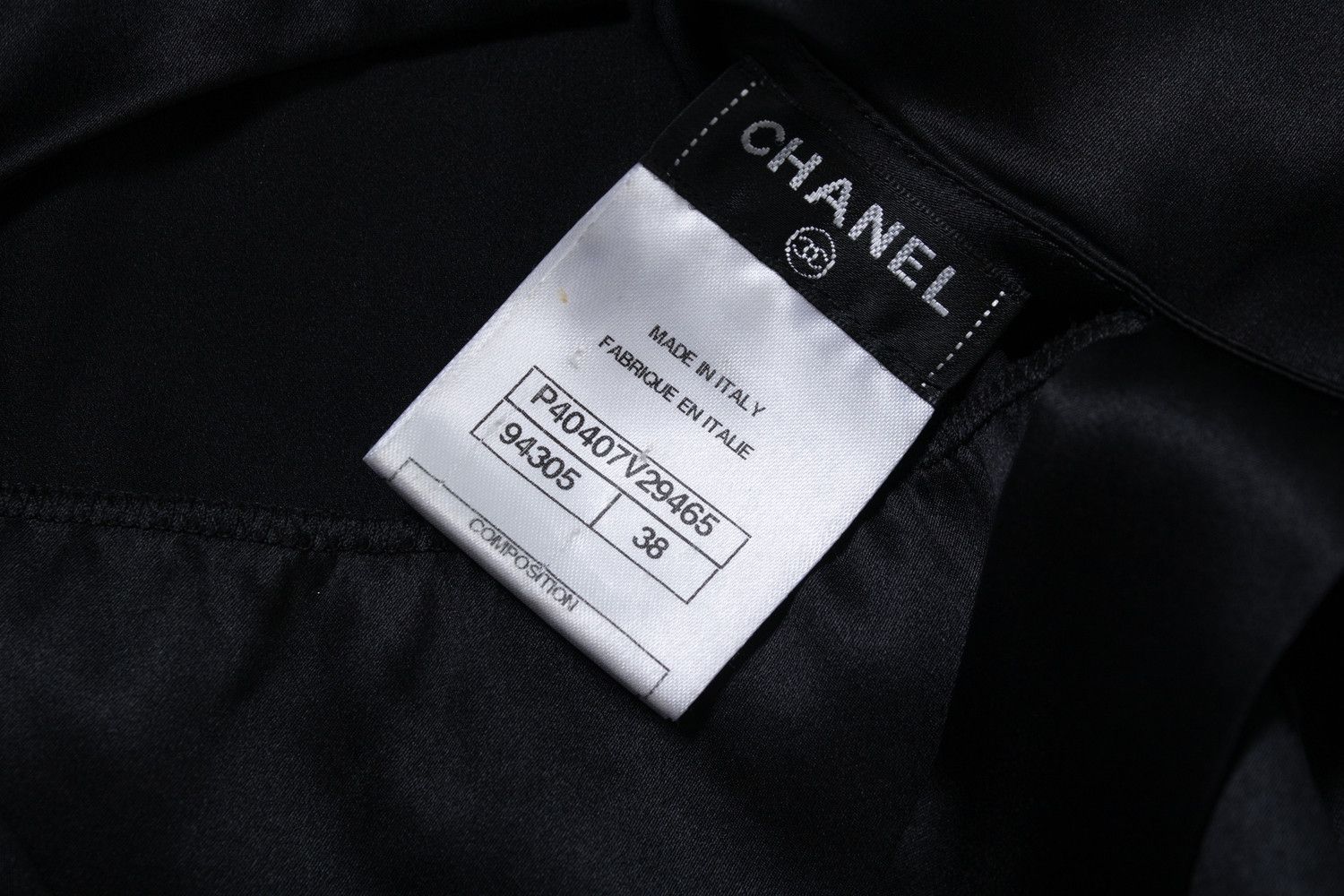 Chanel Chanel, black silk top with bow on the back Size S / US 4 / IT 40 - 8 Thumbnail