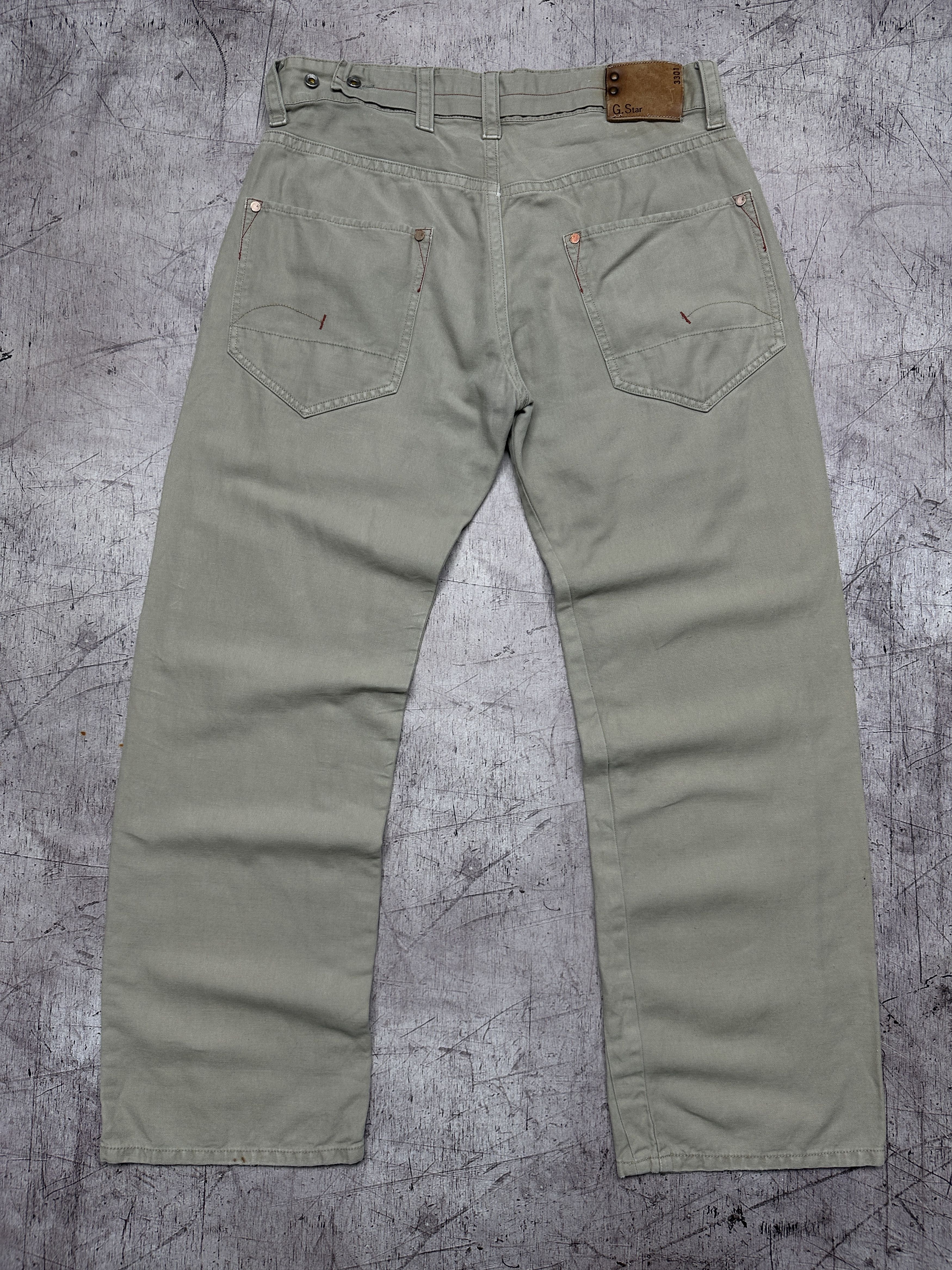 G-Star G Star Raw Mens LINEN Radar Loose Pants Jeans Size US 33 - 5 Thumbnail