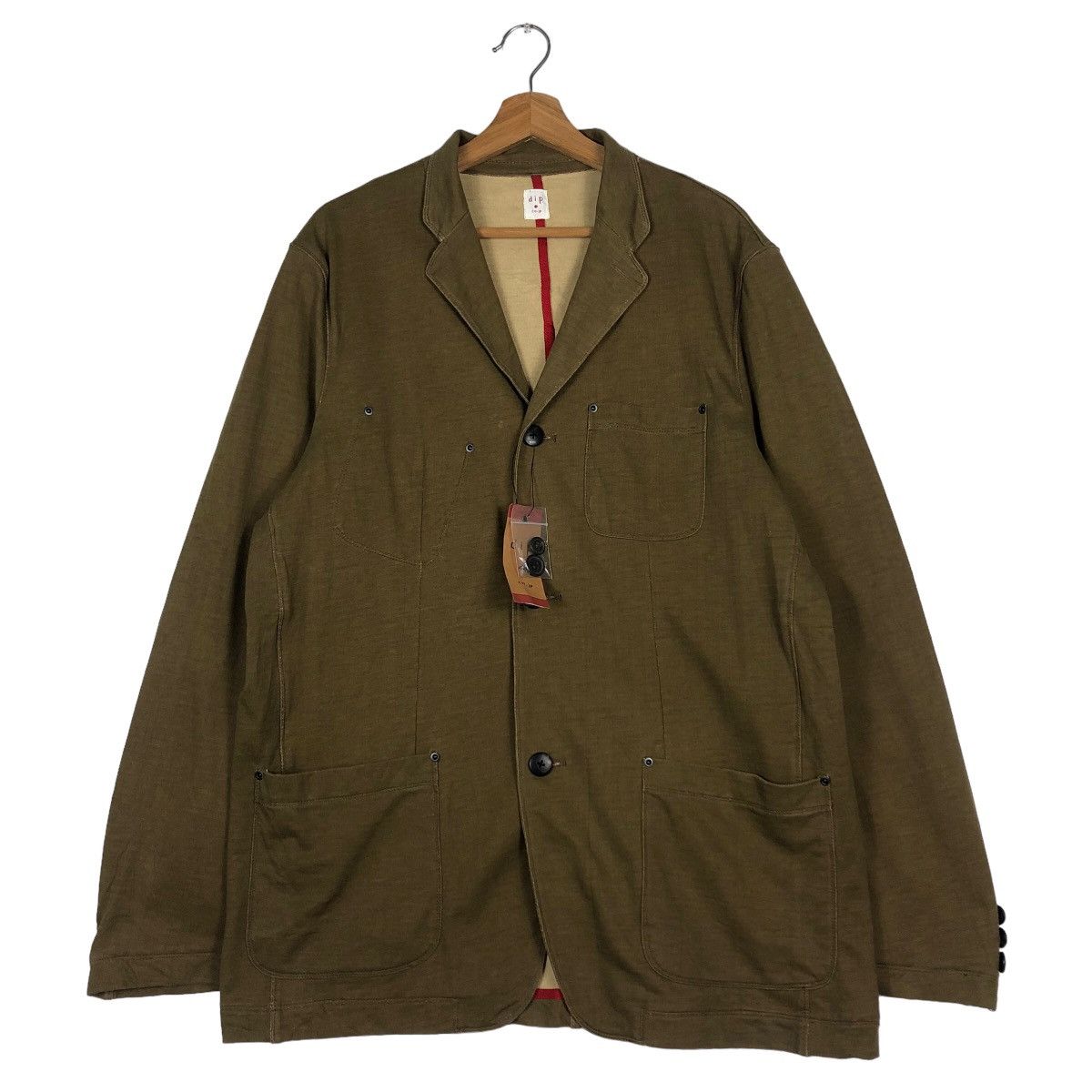 Issey Miyake 🔥NWT Vintage Chore Work Jacket DIP Double Breast Japan Size US L / EU 52-54 / 3 - 1 Thumbnail
