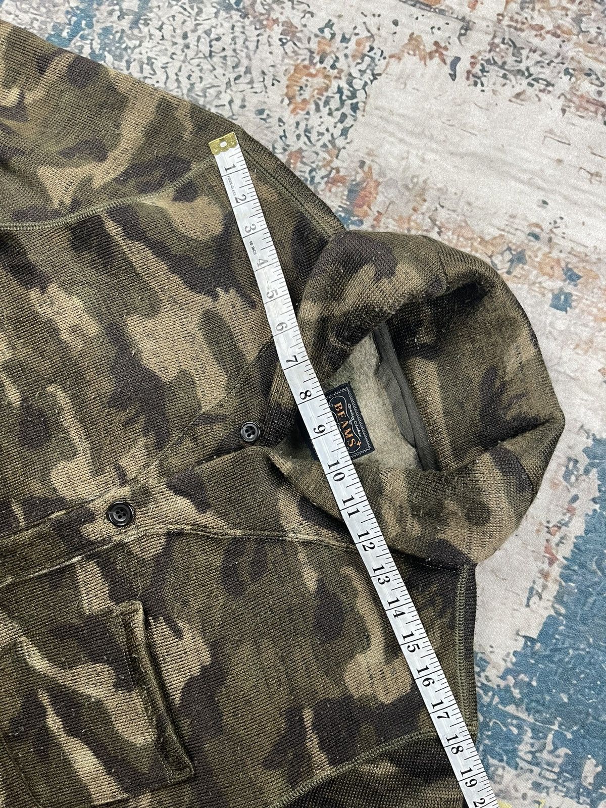 Beams Plus Beams Plus Camouflage Fleece Button Up Jackets Size US M / EU 48-50 / 2 - 15 Thumbnail