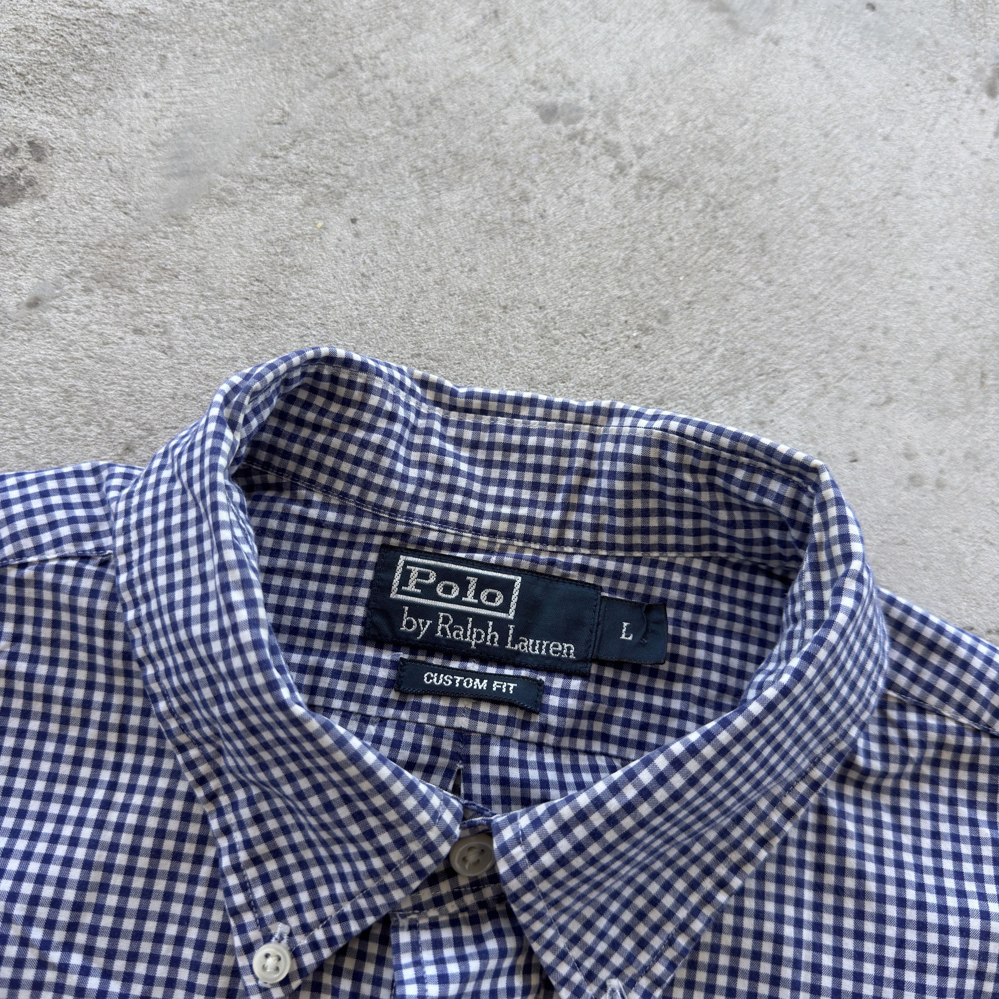 Polo Ralph Lauren Polo Ralph Lauren Gingham Check Custom Fit Shirt Vintage L Size US L / EU 52-54 / 3 - 5 Thumbnail