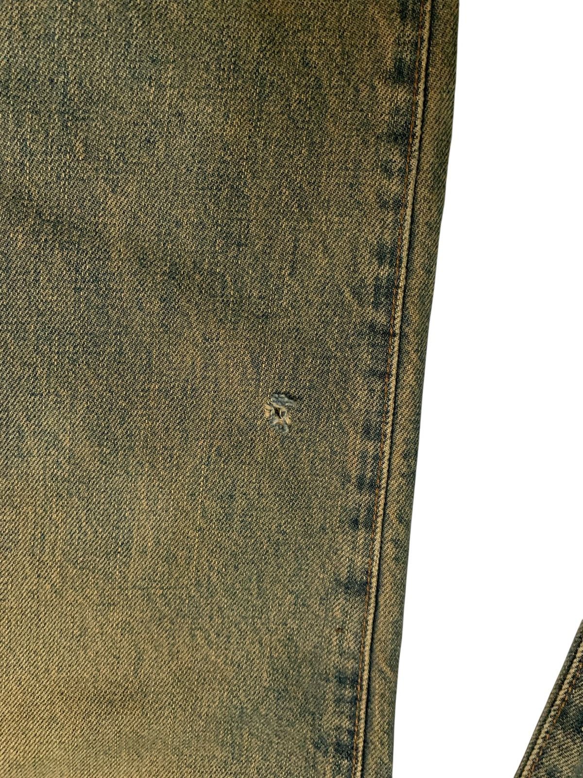 Kapital VINTAGE WRANGLER SELVEDGE BAGGY RUSTY DISTRESSED DENIM Size US 30 / EU 46 - 20 Thumbnail